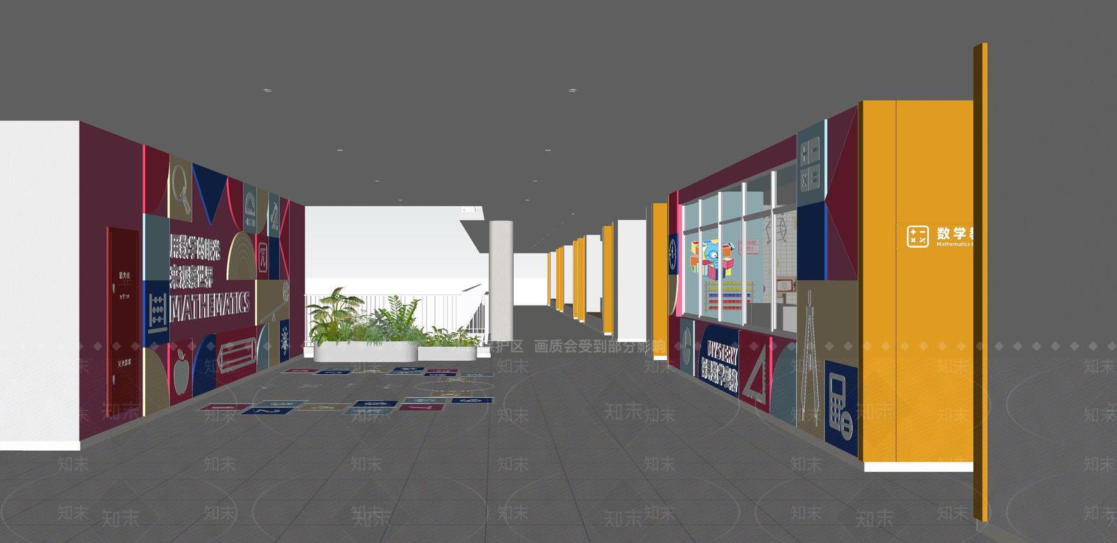 现代其他学校空间SU模型下载【ID:1185696854】