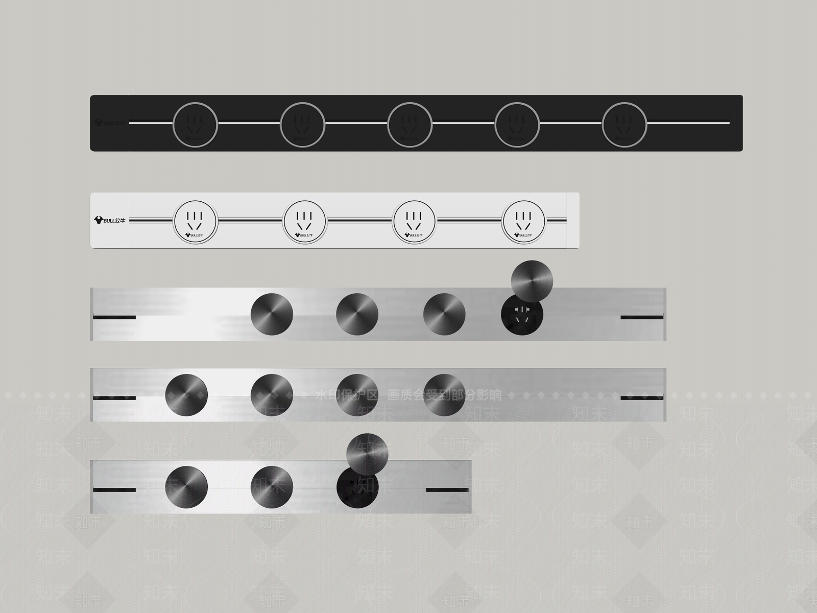 现代插座SU模型下载【ID:1185697630】