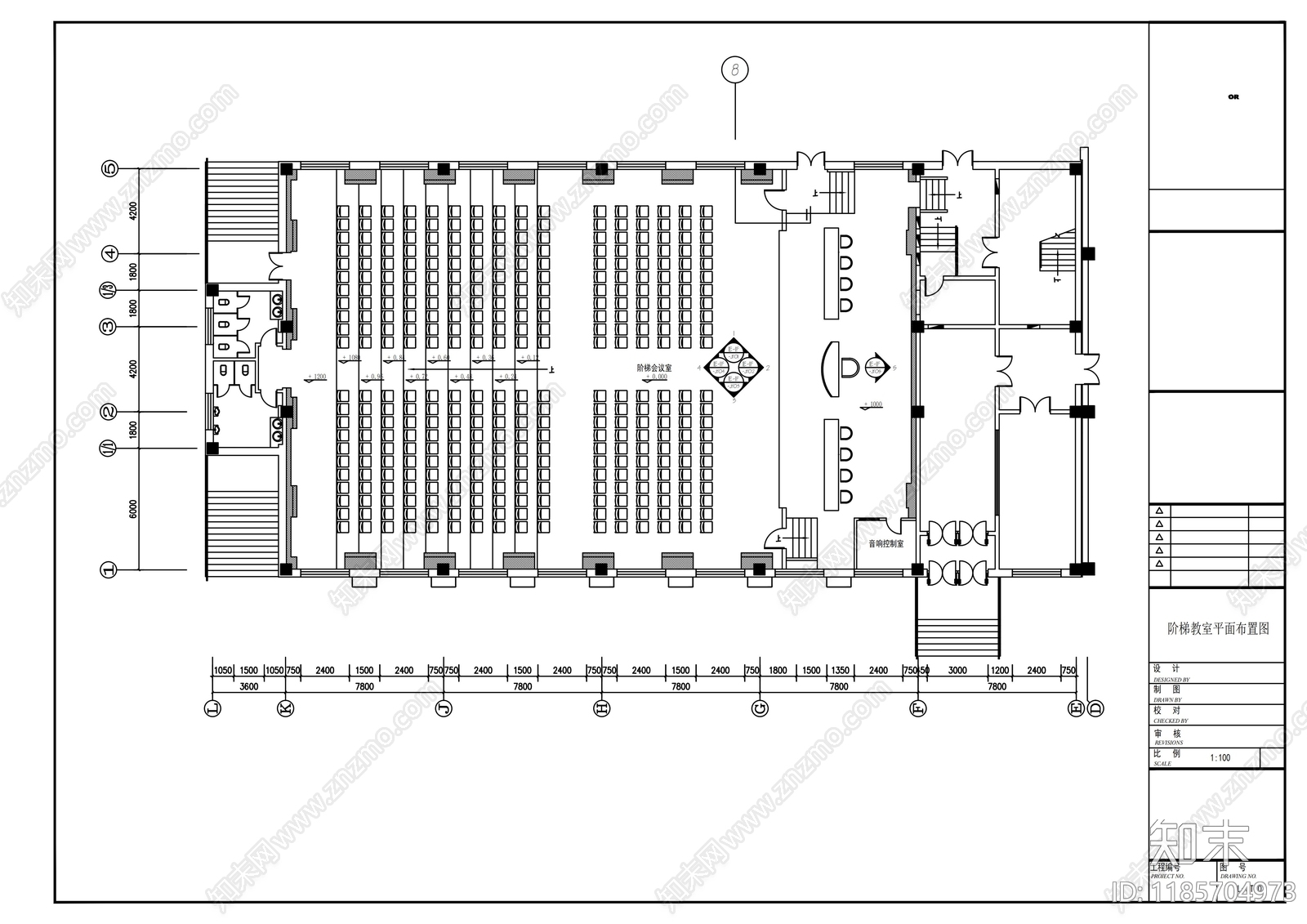 现代整体办公空间cad施工图下载【ID:1185704973】
