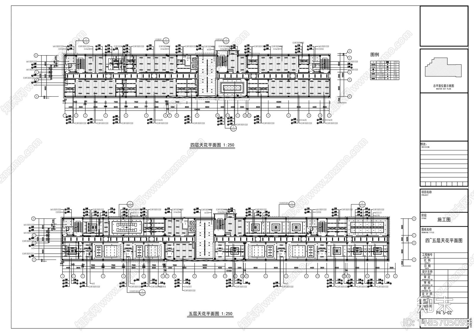 现代整体办公空间cad施工图下载【ID:1185705099】