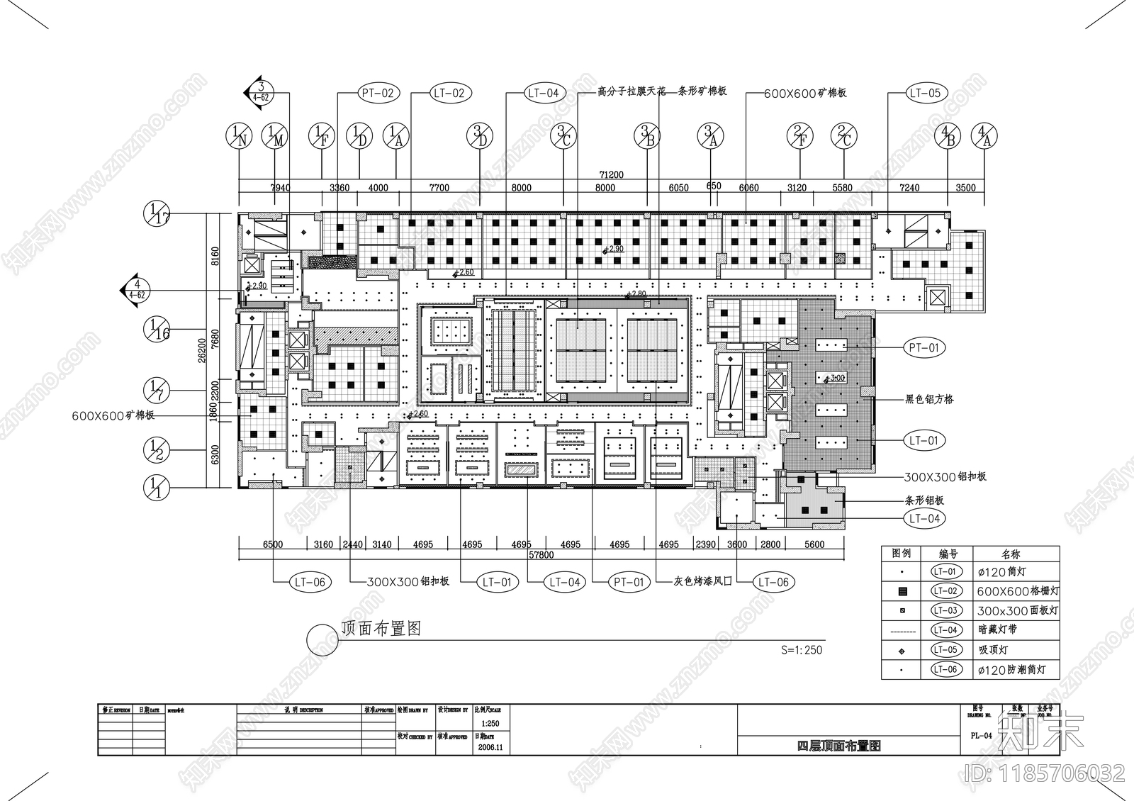 现代整体办公空间cad施工图下载【ID:1185706032】