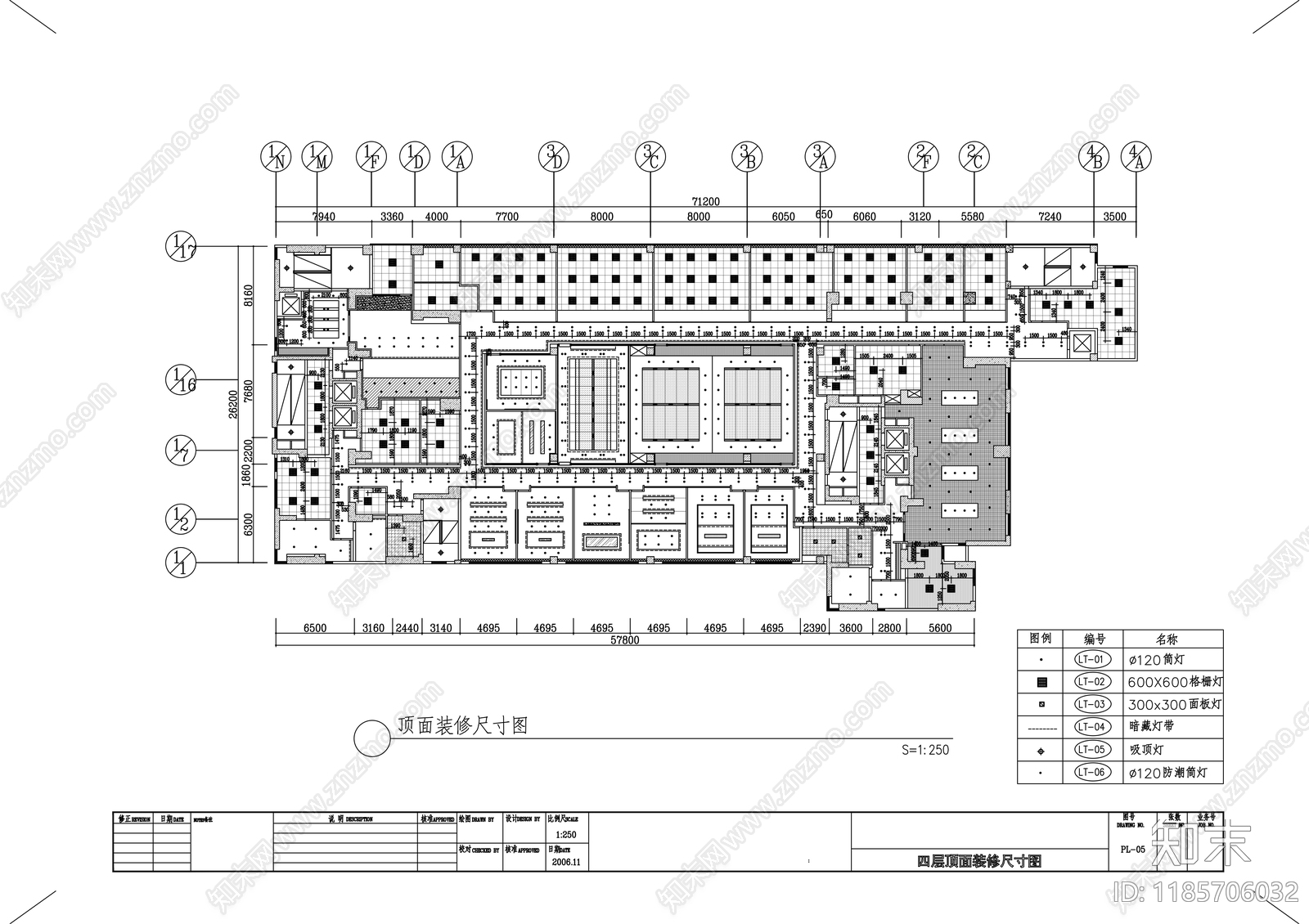 现代整体办公空间cad施工图下载【ID:1185706032】