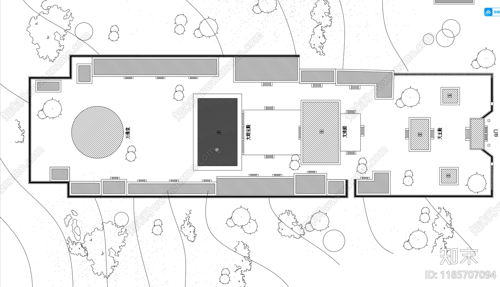 规划平面图施工图下载【ID:1185707094】