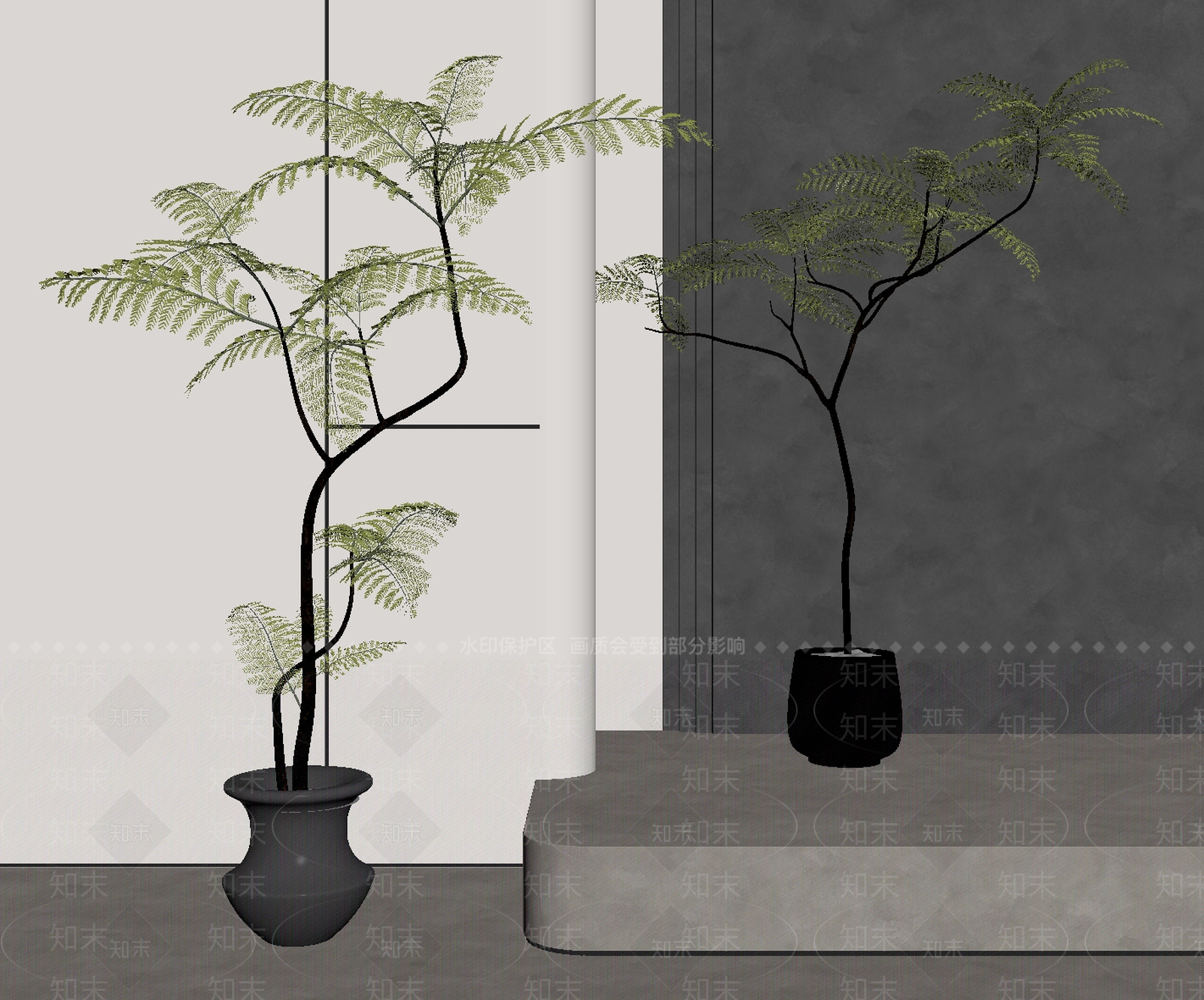 盆栽SU模型下载【ID:1185721774】