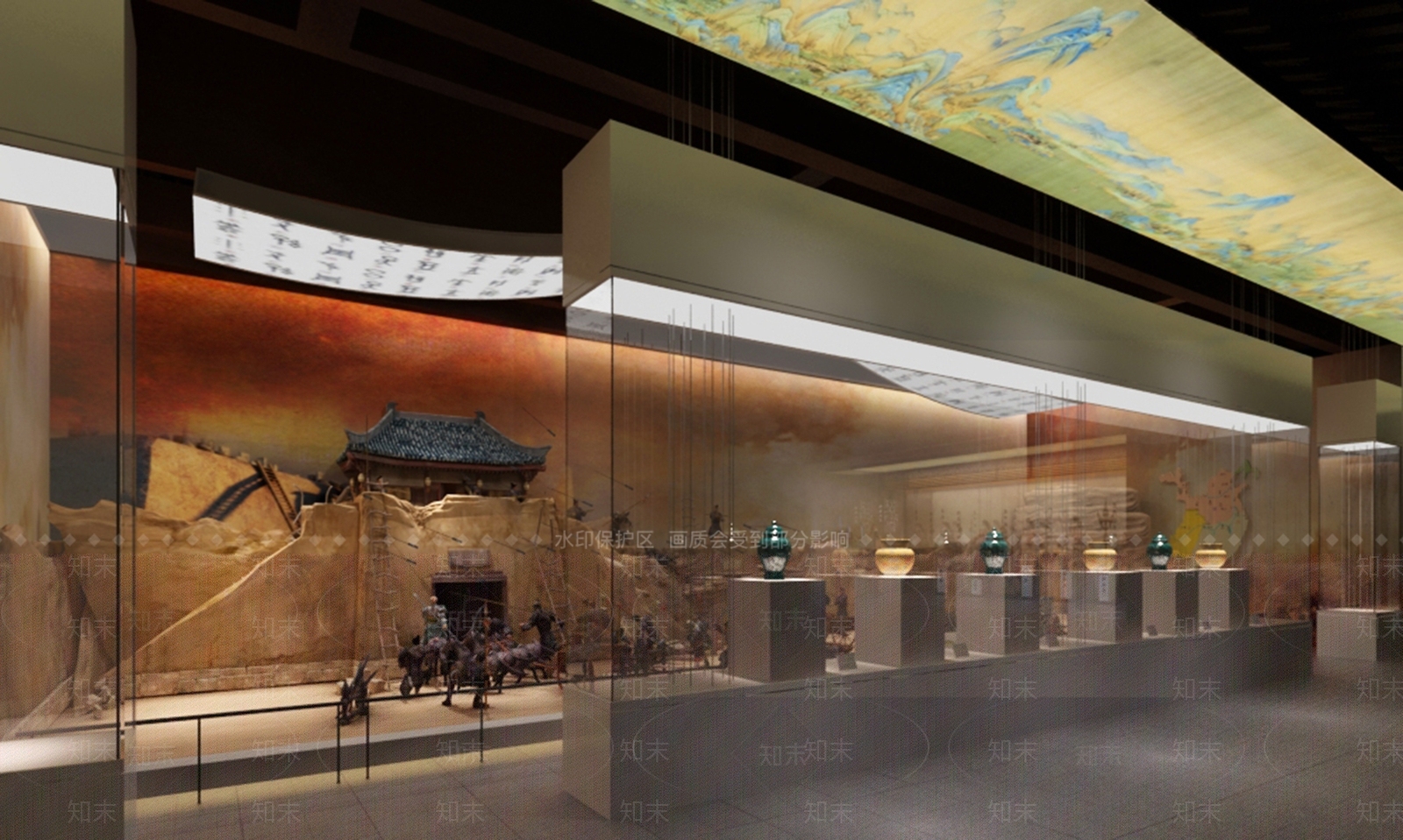 新中式中式博物馆3D模型下载【ID:1185733466】