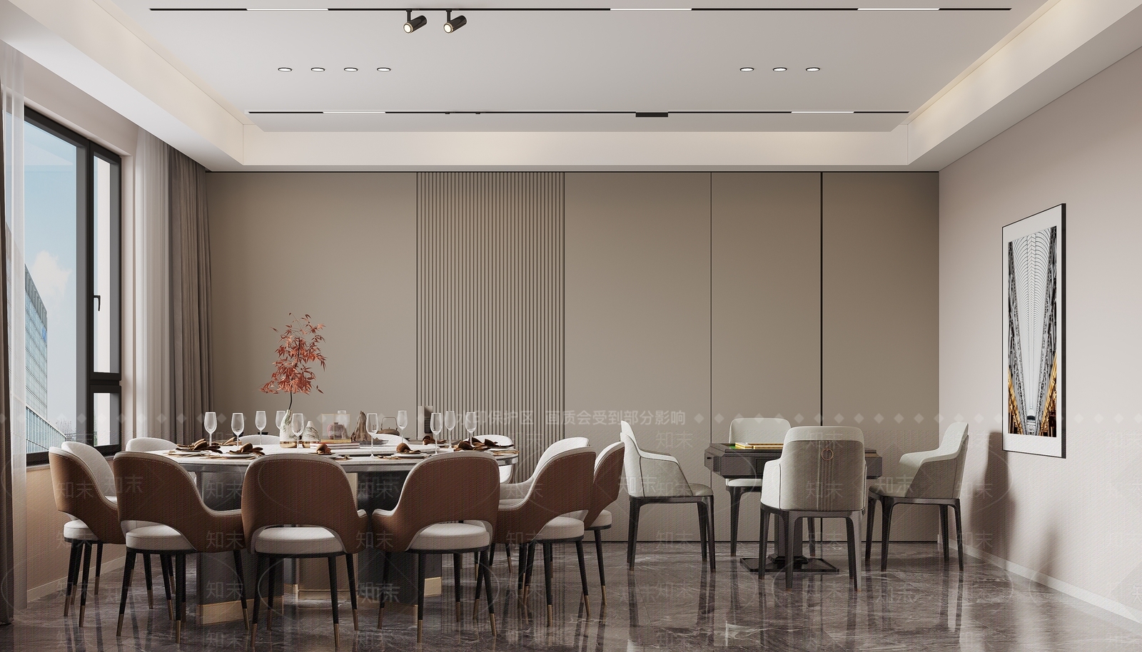 现代家居餐厅3D模型下载【ID:1215017990】