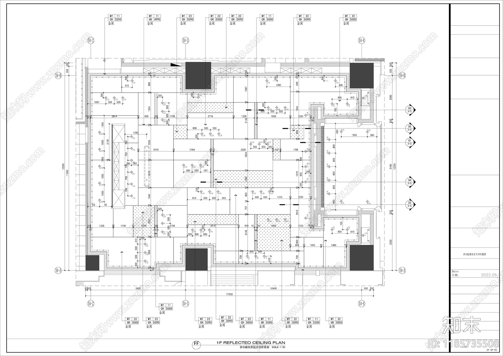 现代其他商业空间cad施工图下载【ID:1185735508】