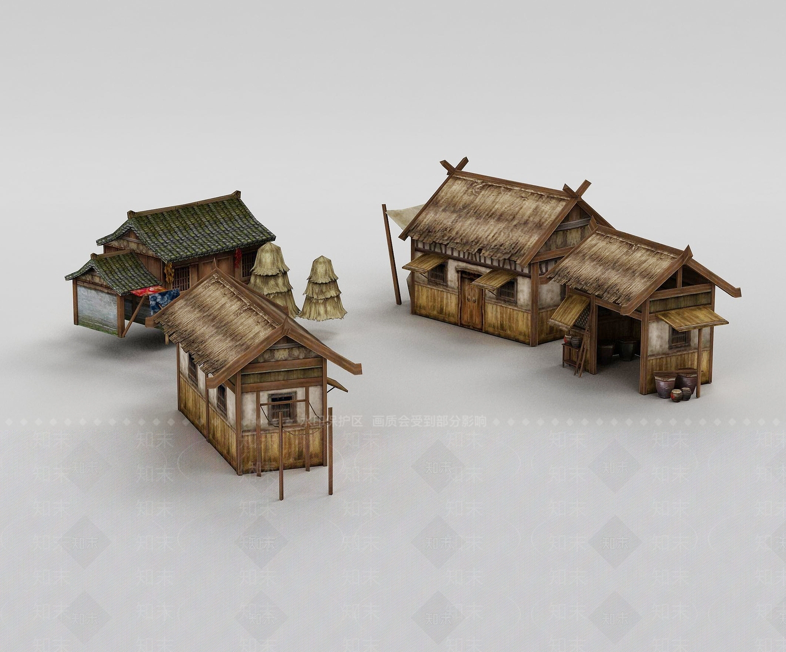 现代办公大厅3D模型下载【ID:1186273549】
