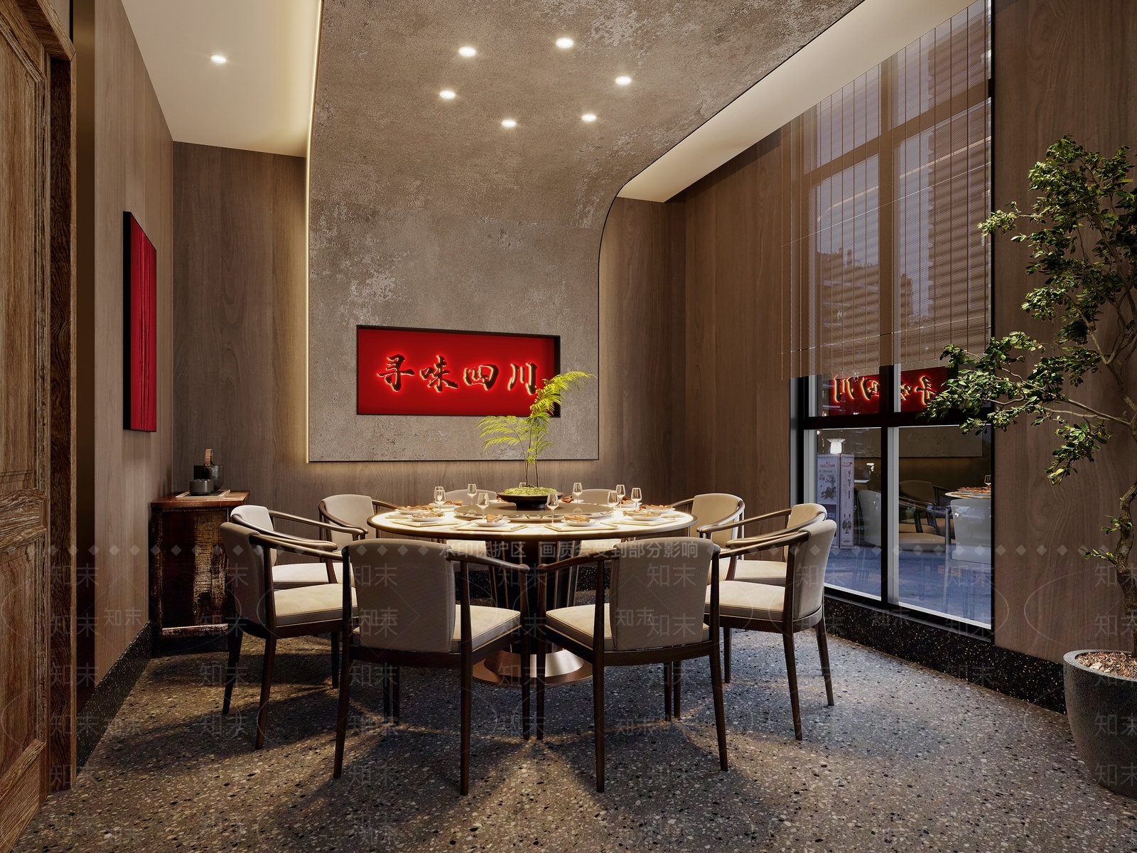 现代包厢3D模型下载【ID:1185741513】