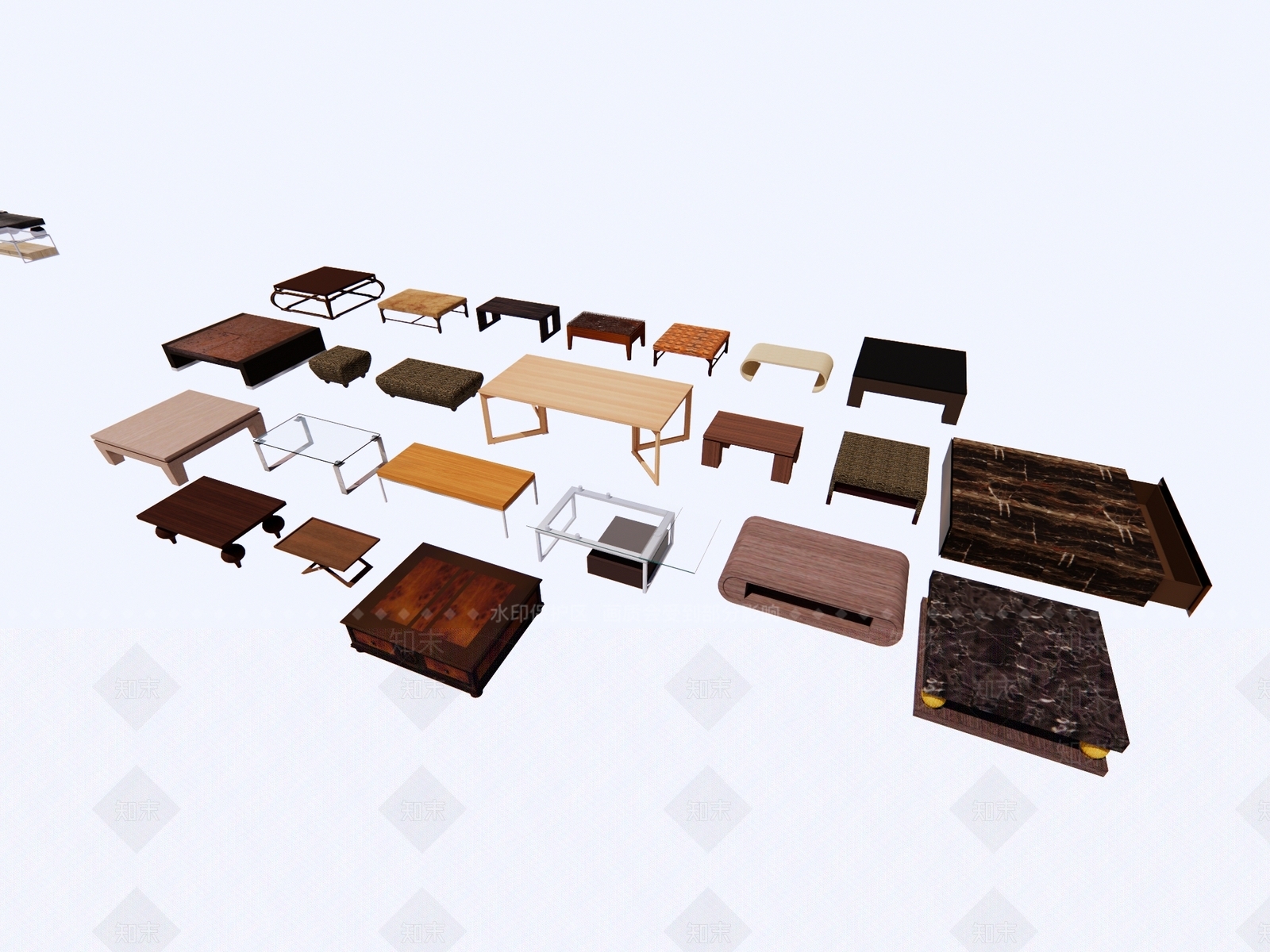 现代简约其他桌子3D模型下载【ID:1185746660】