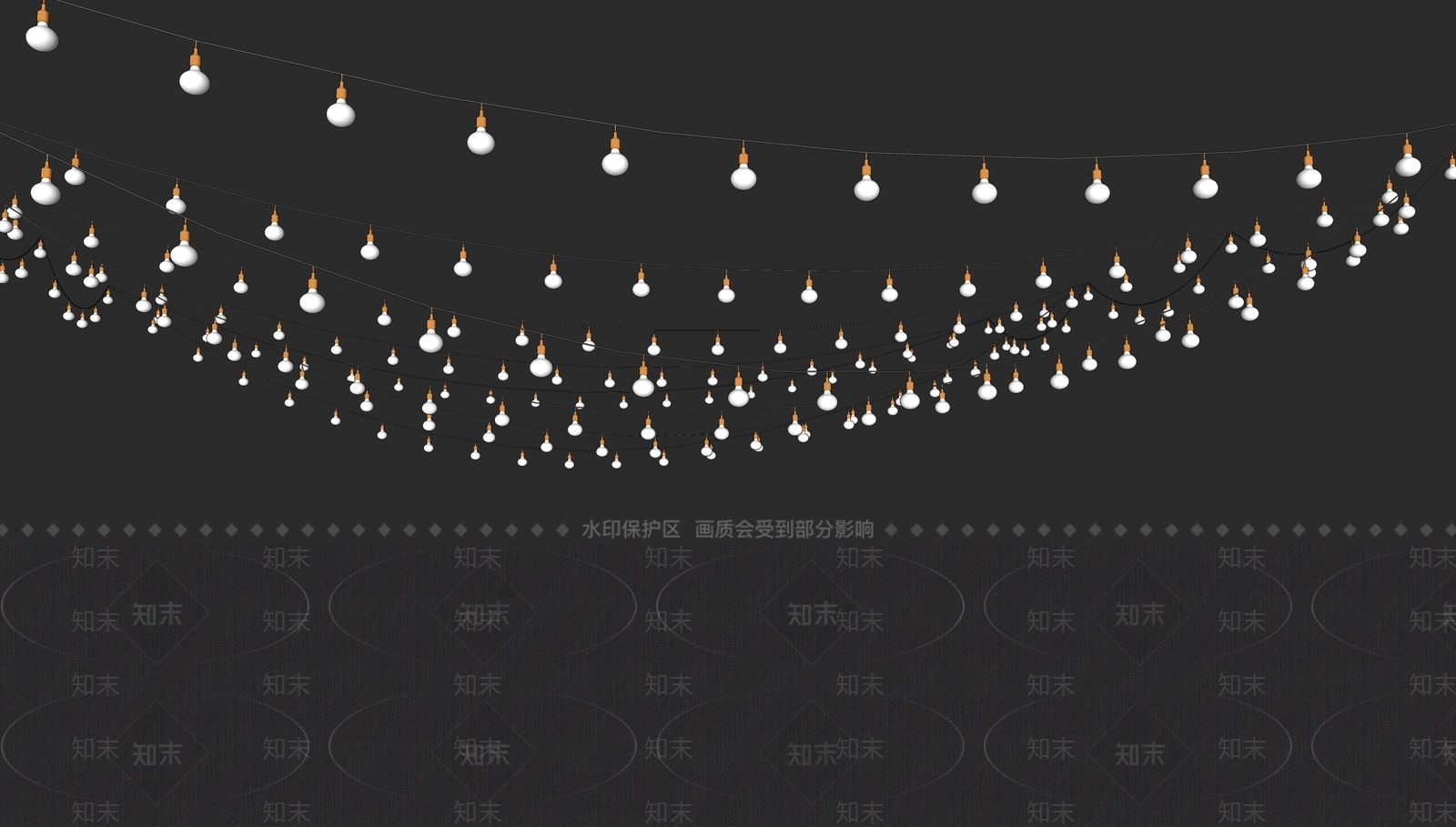 现代灯具组合SU模型下载【ID:1185747774】