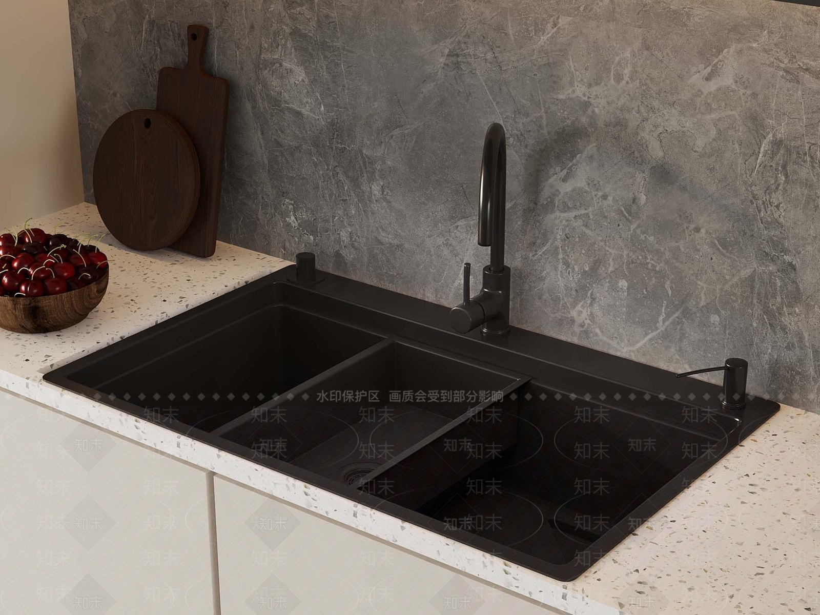 水槽3D模型下载【ID:1185749493】