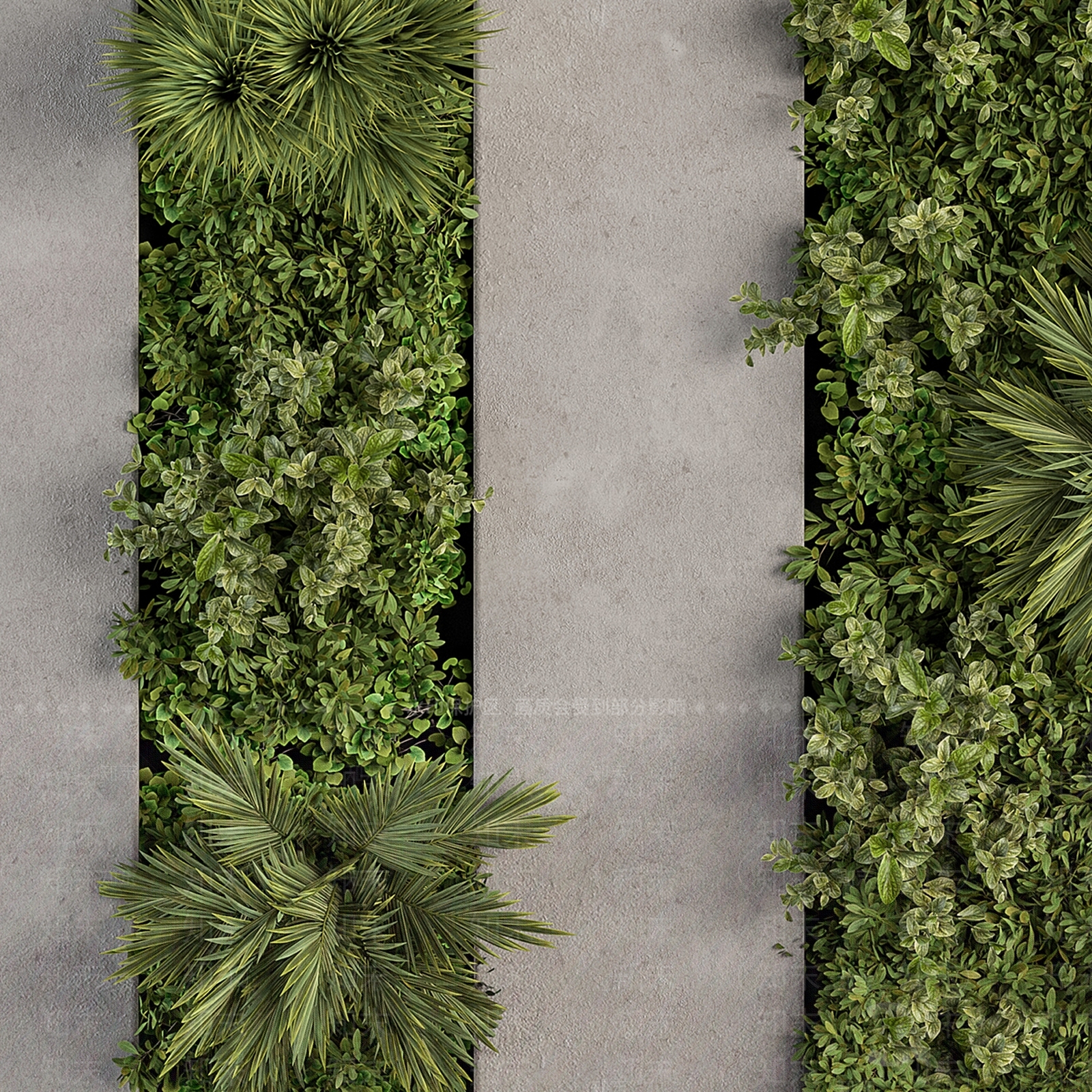 绿植墙3D模型下载【ID:1185754815】