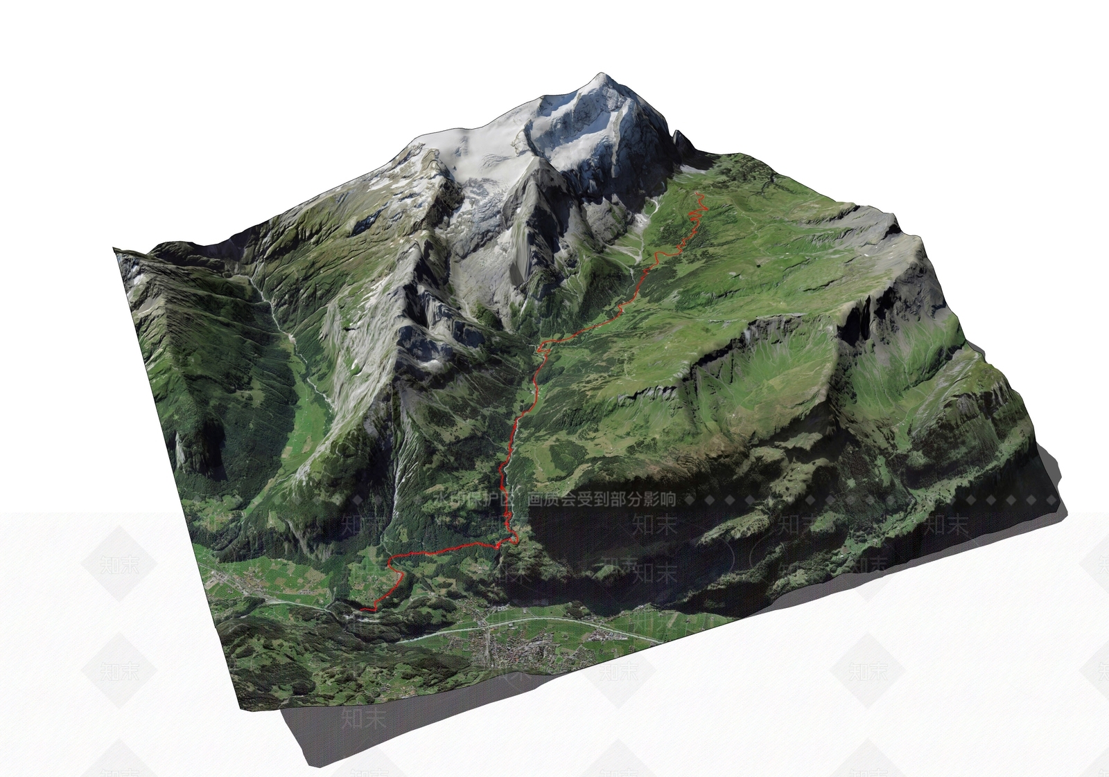 现代山SU模型下载【ID:1185757741】