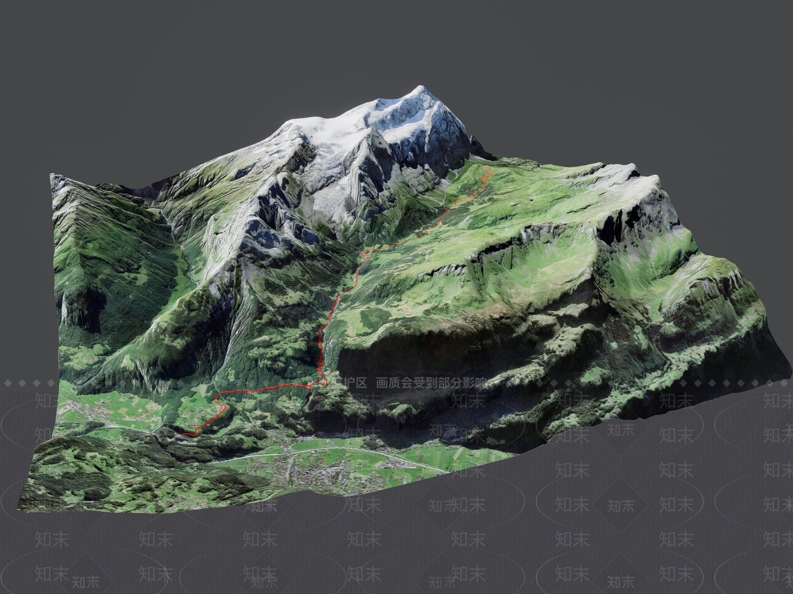 现代山SU模型下载【ID:1185757741】