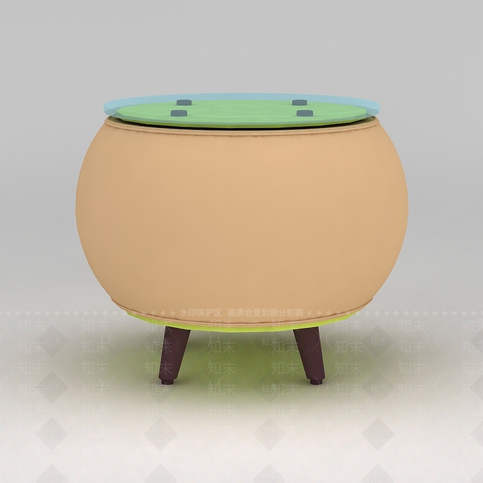现代书桌3D模型下载【ID:1186339420】