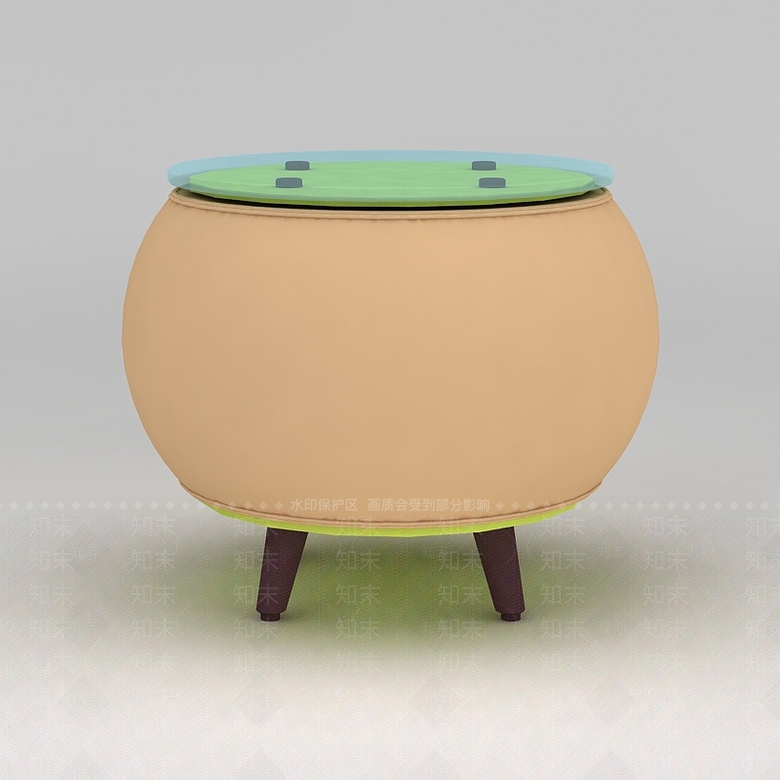 现代书桌3D模型下载【ID:1186339420】