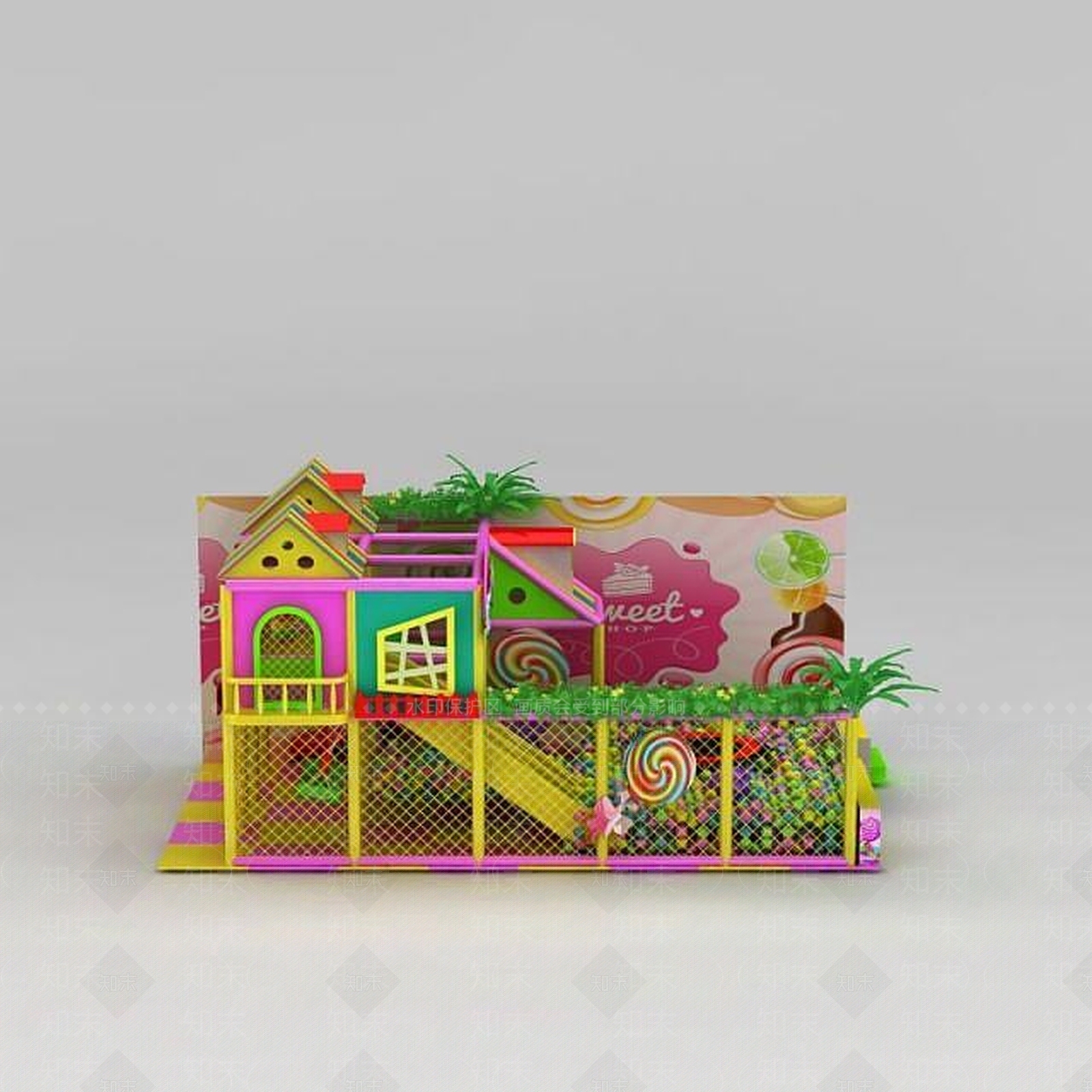 现代娱乐器材3D模型下载【ID:1185761324】