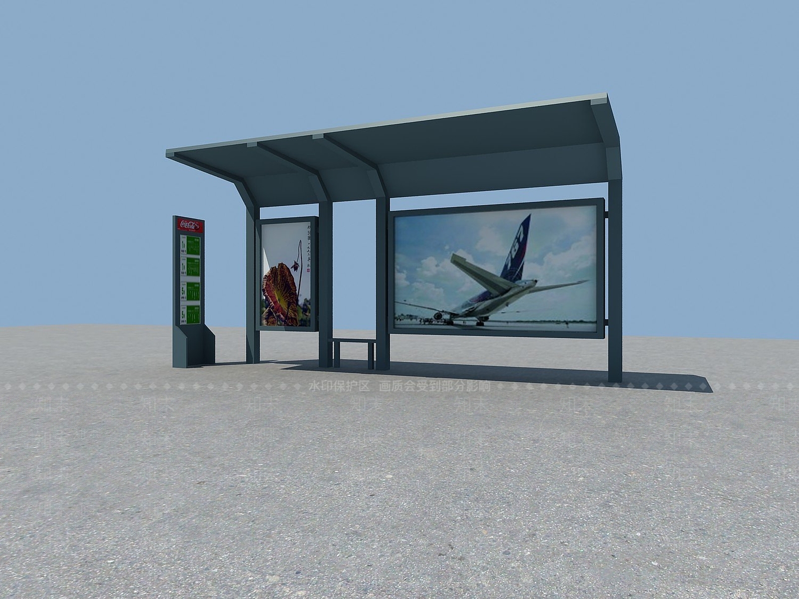 现代户外椅3D模型下载【ID:1185761646】
