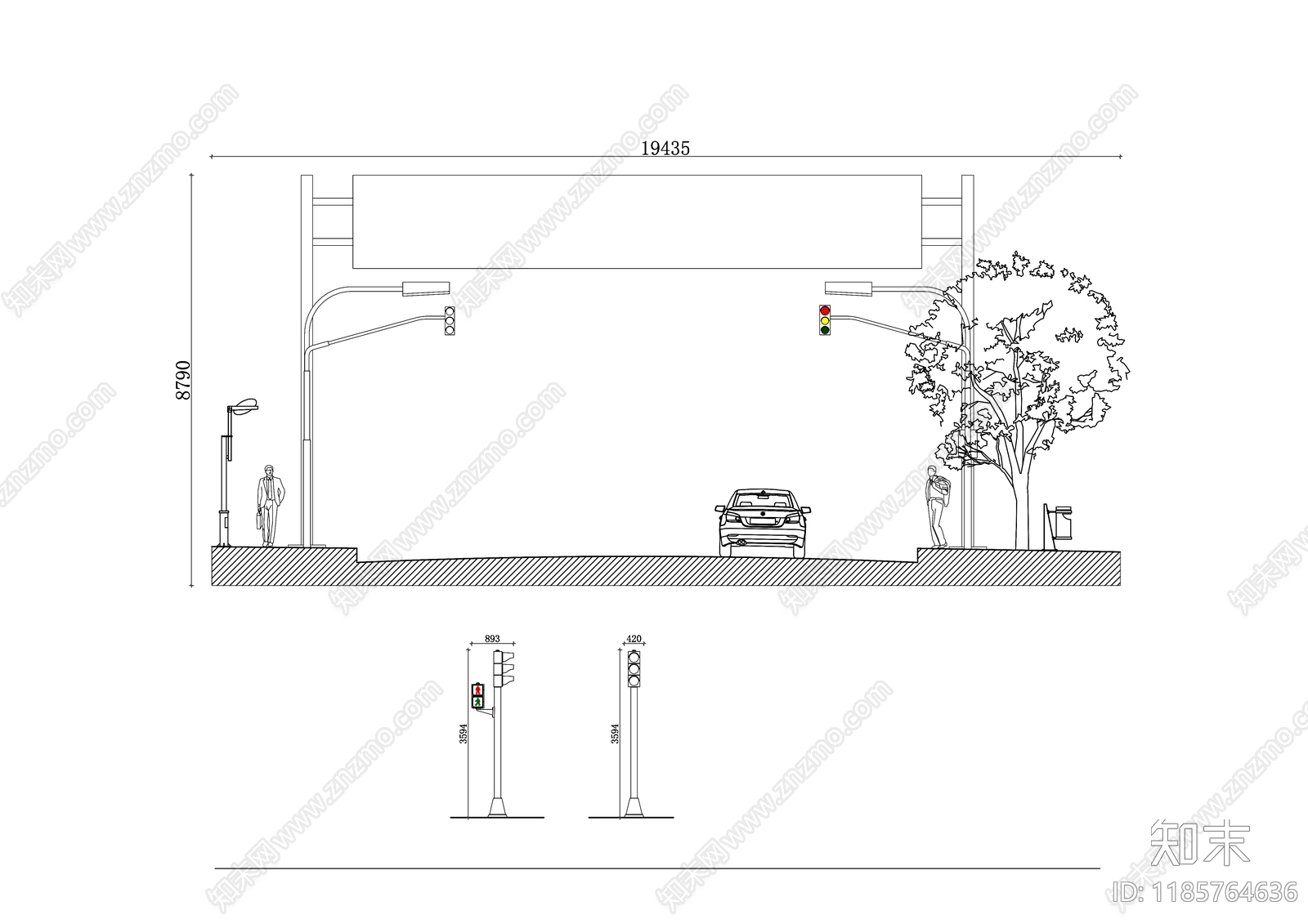 道路施工图下载【ID:1185764636】