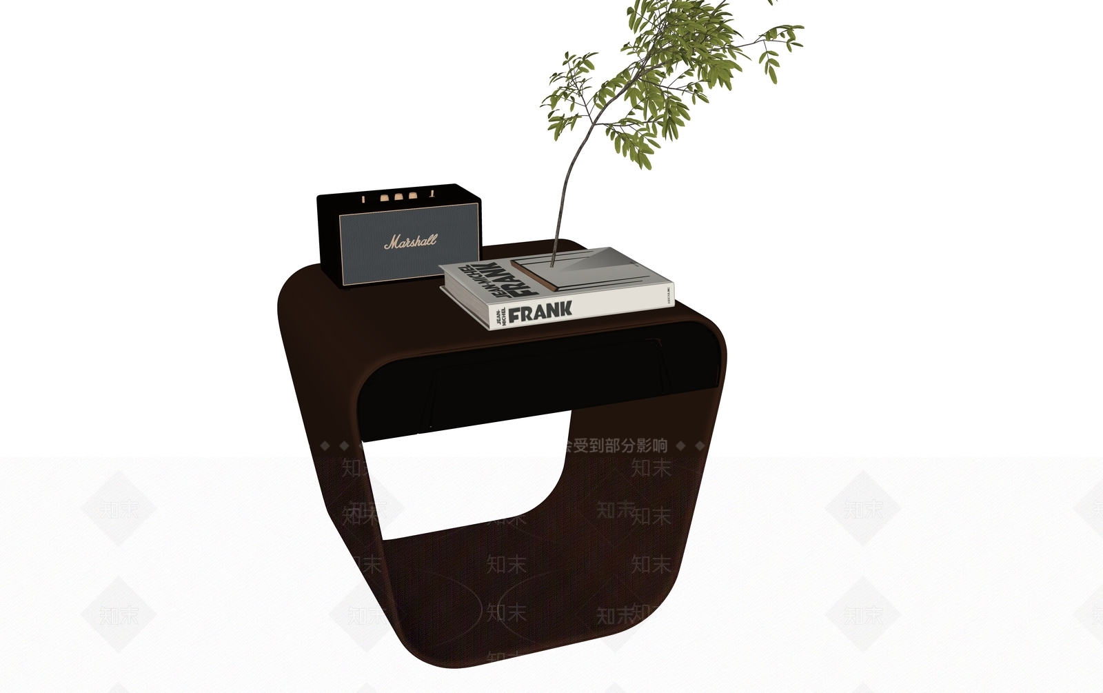 现代轻奢床头柜SU模型下载【ID:1185767169】