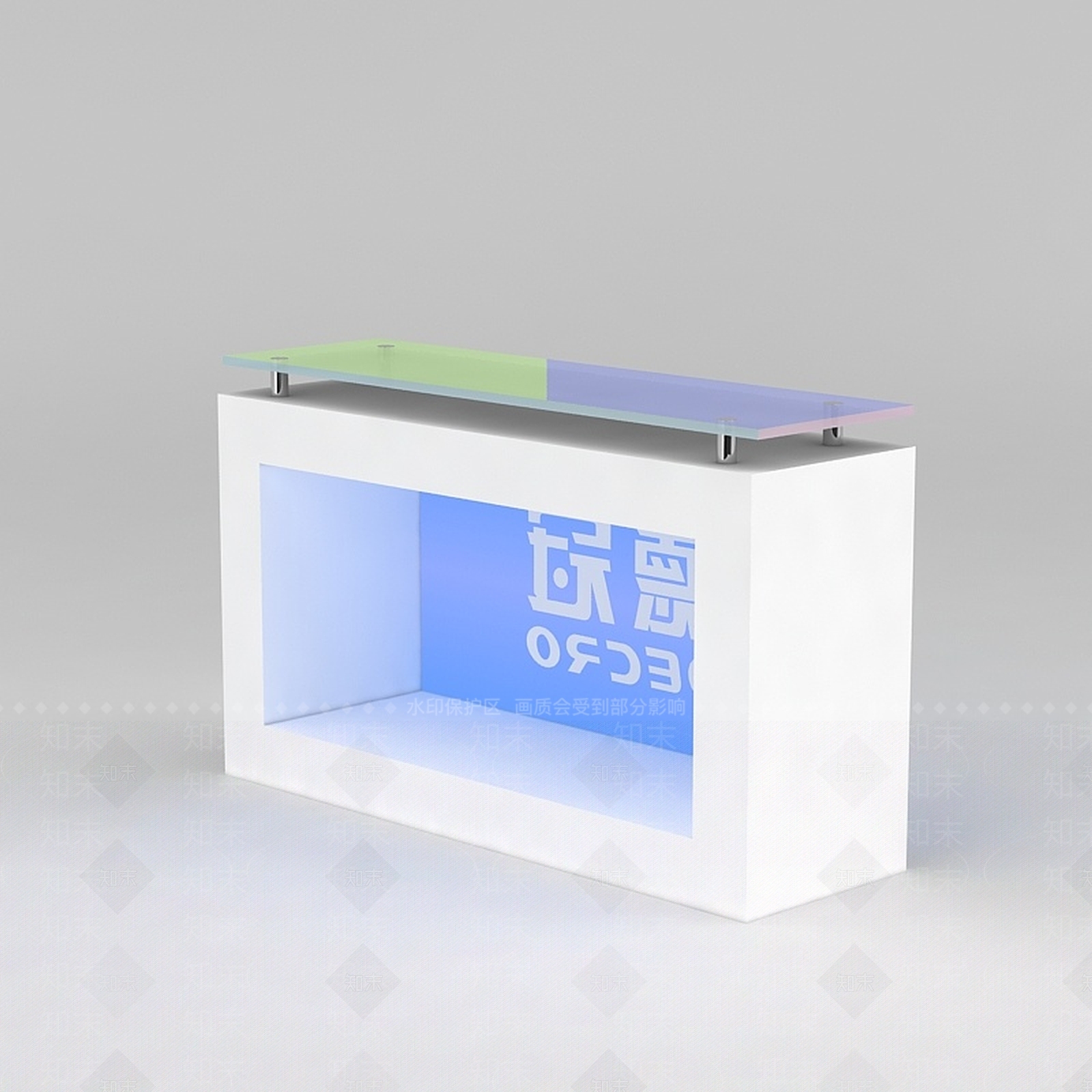 现代妆台妆凳3D模型下载【ID:1186344716】
