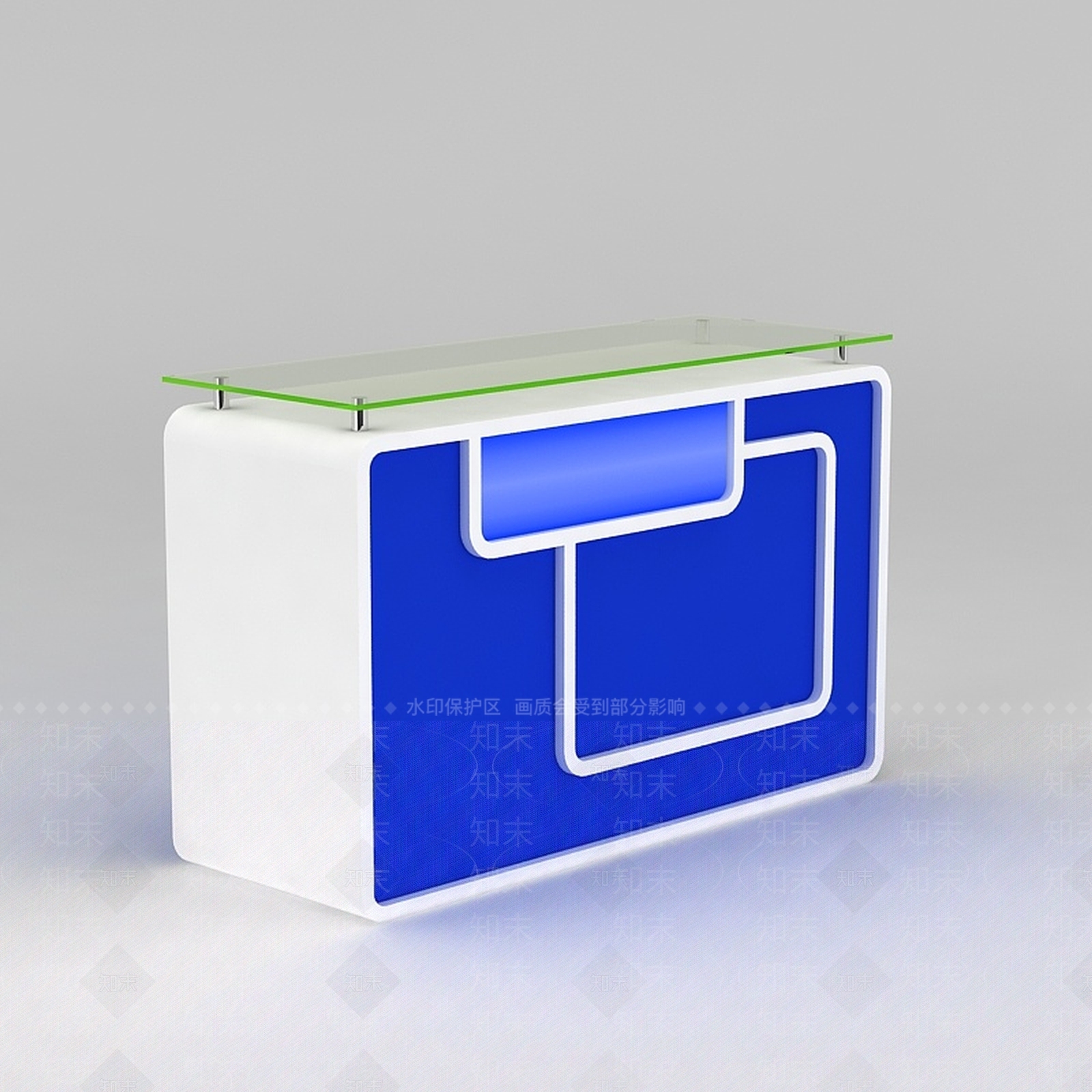 现代妆台妆凳3D模型下载【ID:1186352224】
