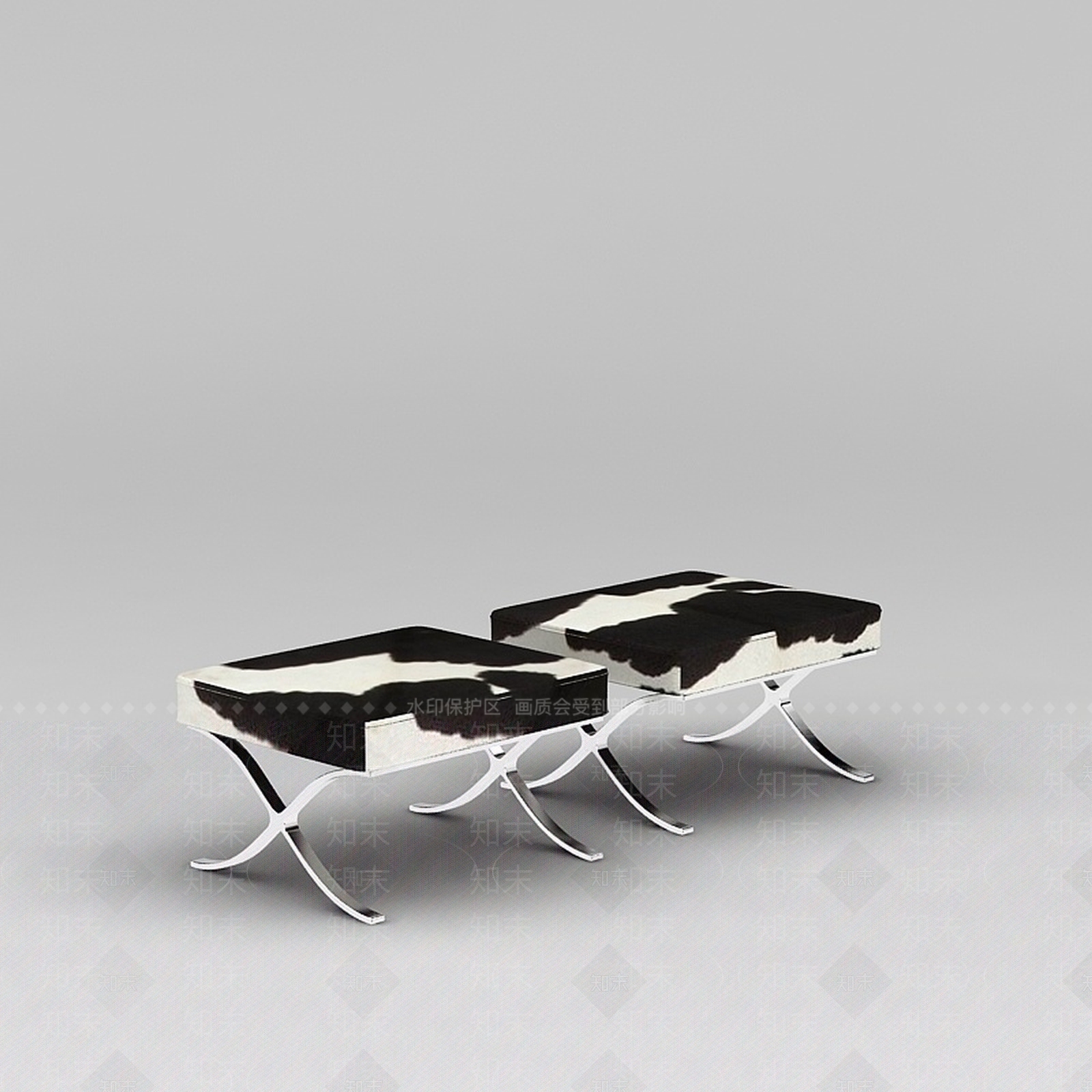 现代其他凳子3D模型下载【ID:1185776020】