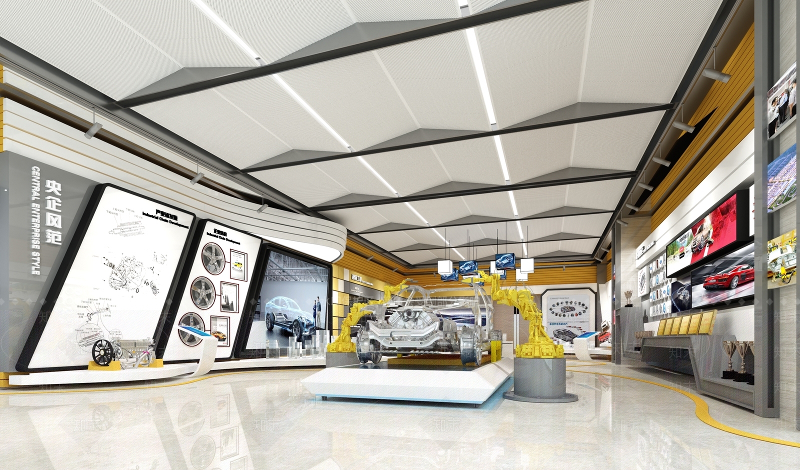 现代汽车展厅SU模型下载【ID:1185788490】