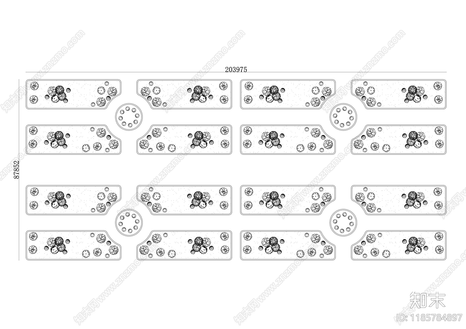 景观平面图施工图下载【ID:1185784897】