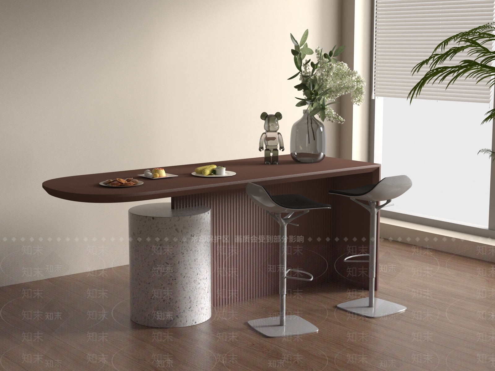 吧台3D模型下载【ID:1185784706】