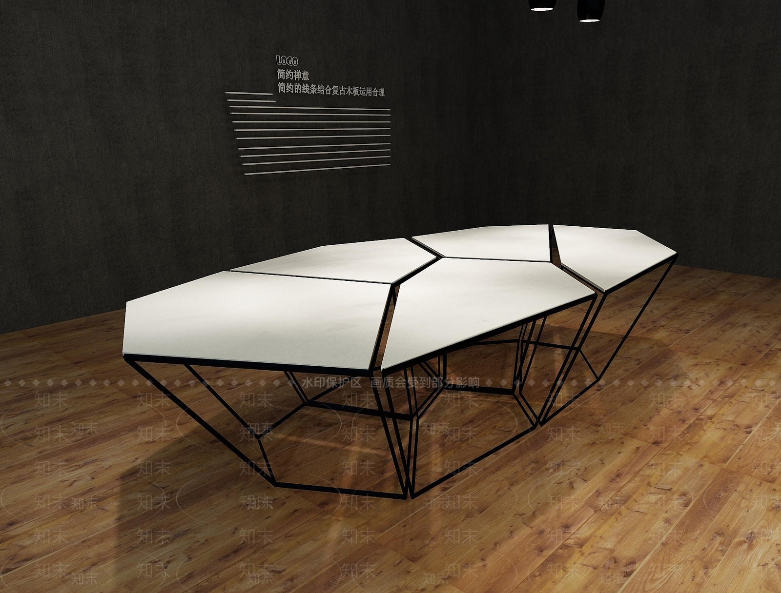 现代妆台妆凳3D模型下载【ID:1185785710】