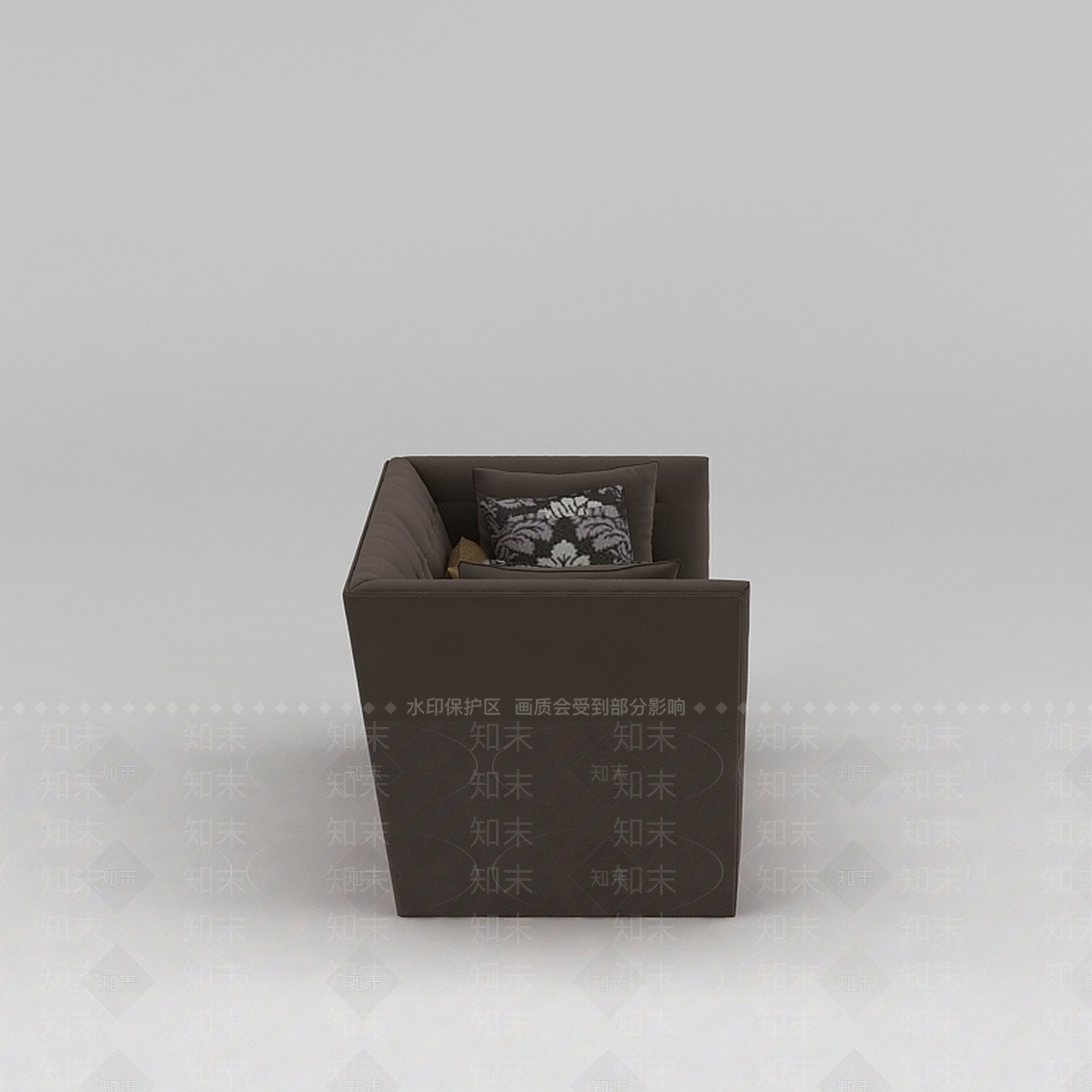 现代双人沙发3D模型下载【ID:1185786940】