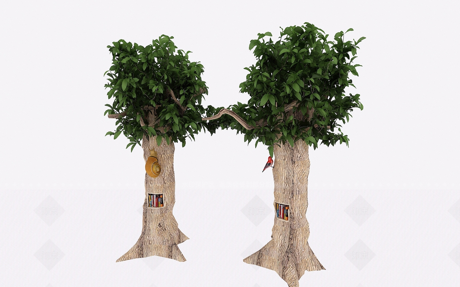 现代摆件组合3D模型下载【ID:1185789160】