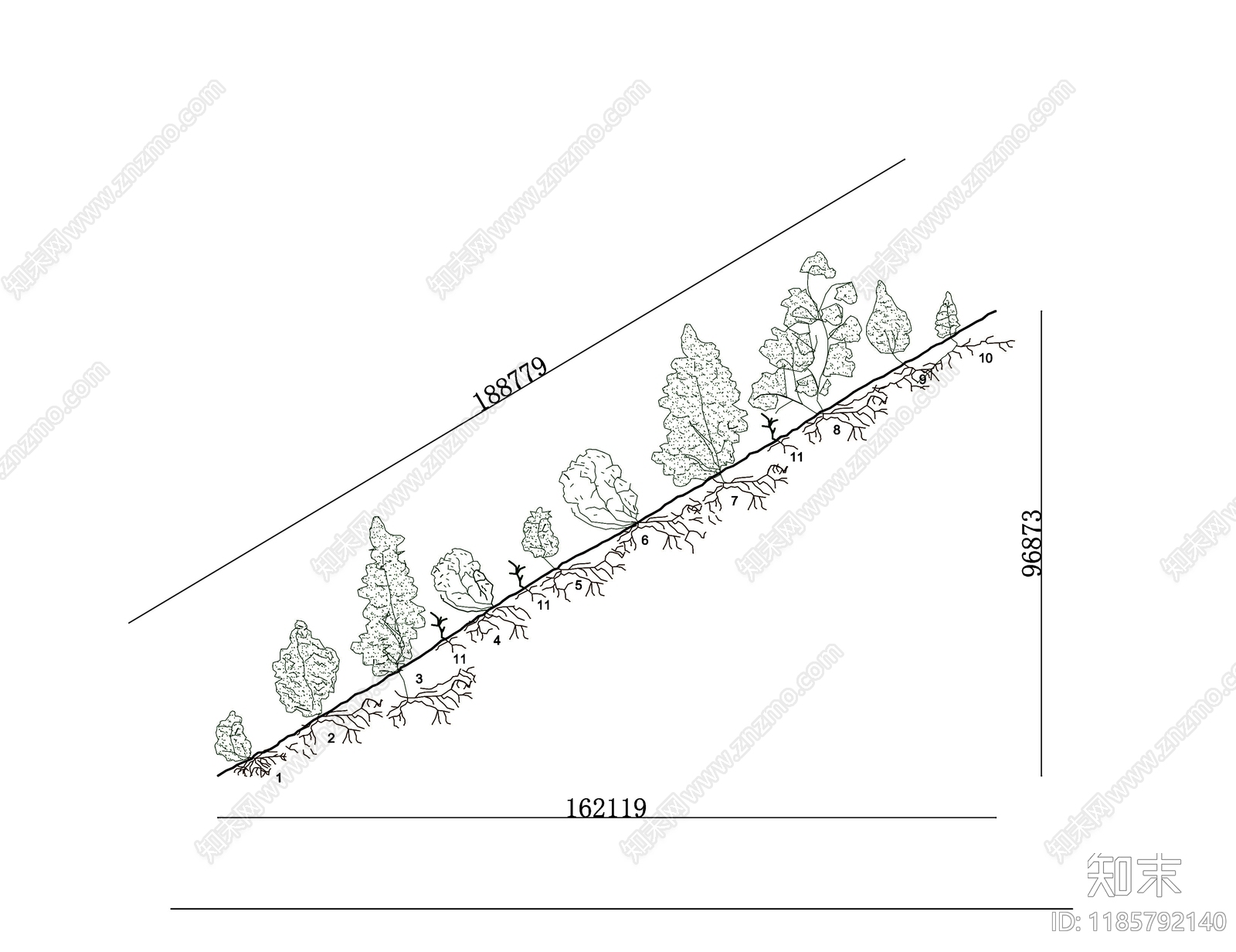 景观节点施工图下载【ID:1185792140】