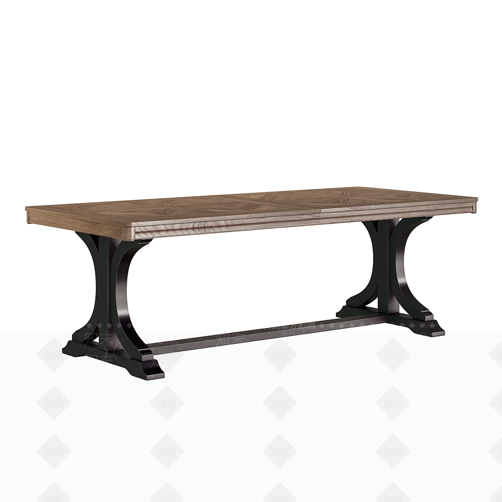 北欧餐桌3D模型下载【ID:1185791889】