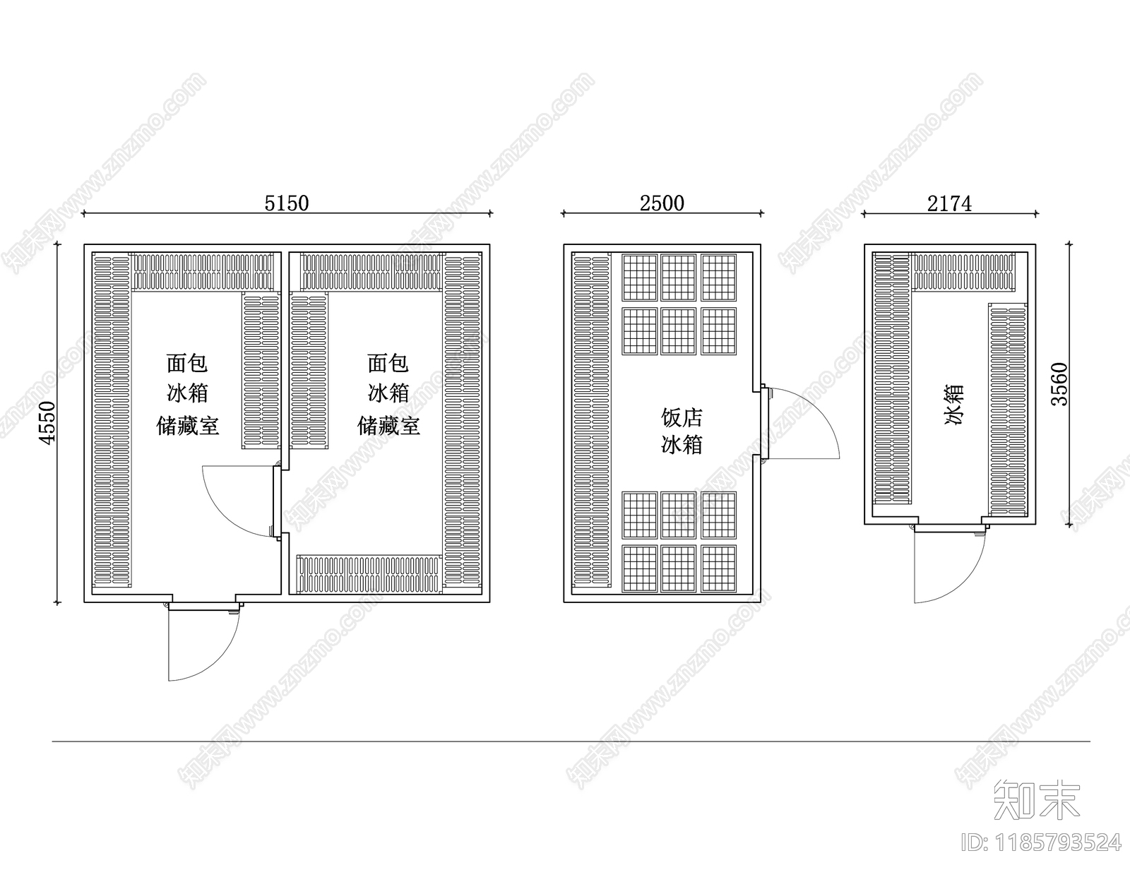 现代其他餐饮空间cad施工图下载【ID:1185793524】