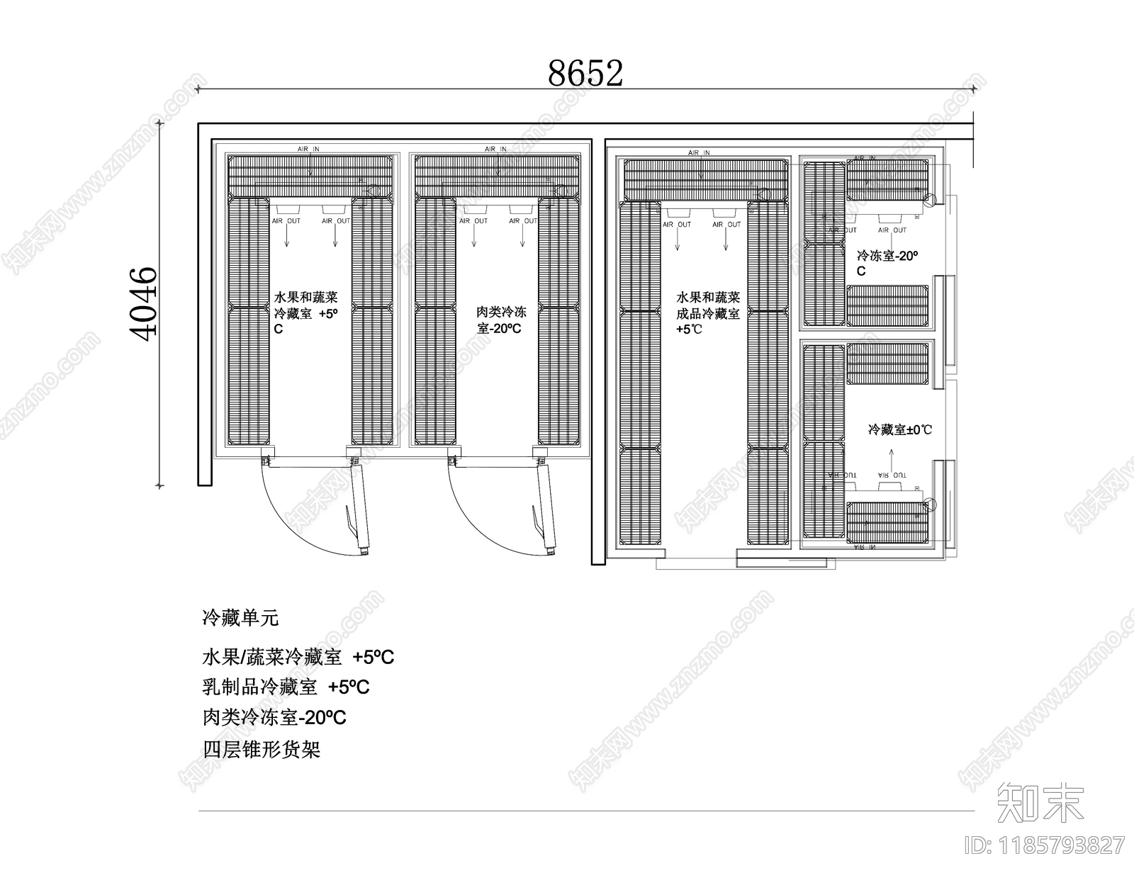 现代其他餐饮空间cad施工图下载【ID:1185793827】