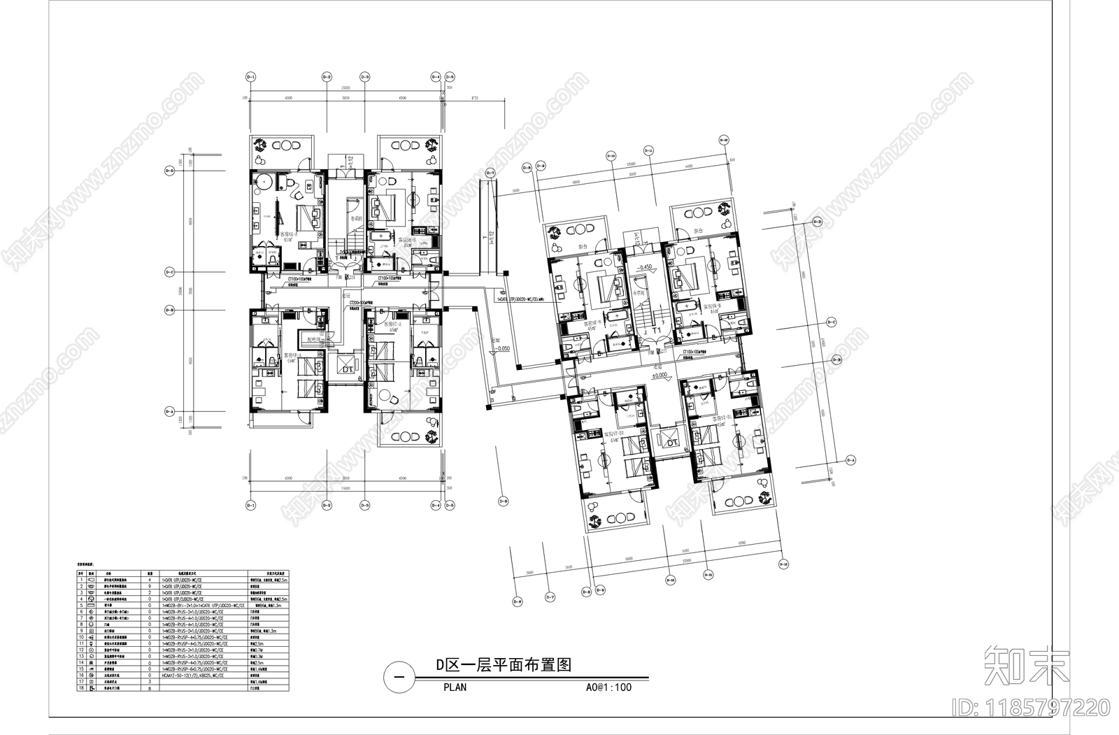 电气图施工图下载【ID:1185797220】