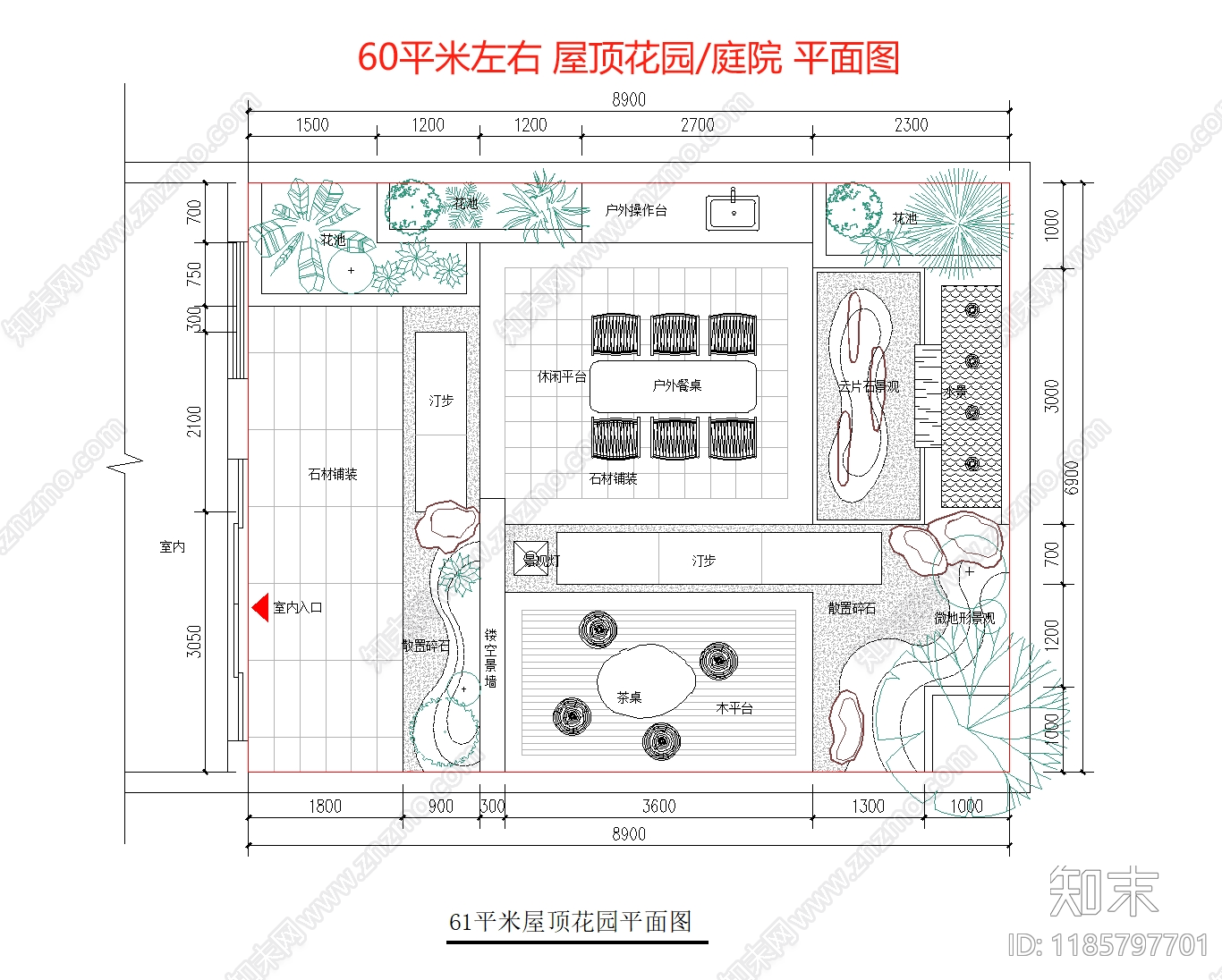 景观平面图施工图下载【ID:1185797701】