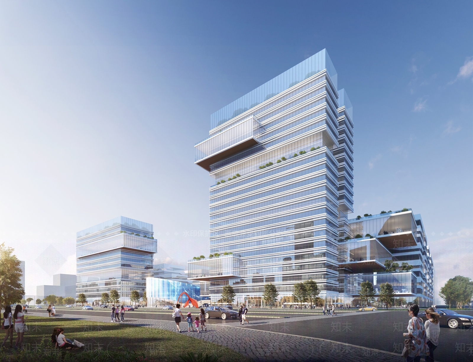 现代简约其他工业建筑SU模型下载【ID:1185805515】
