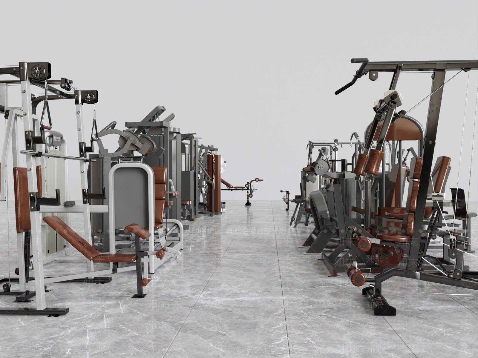 跑步机SU模型下载【ID:1185817137】