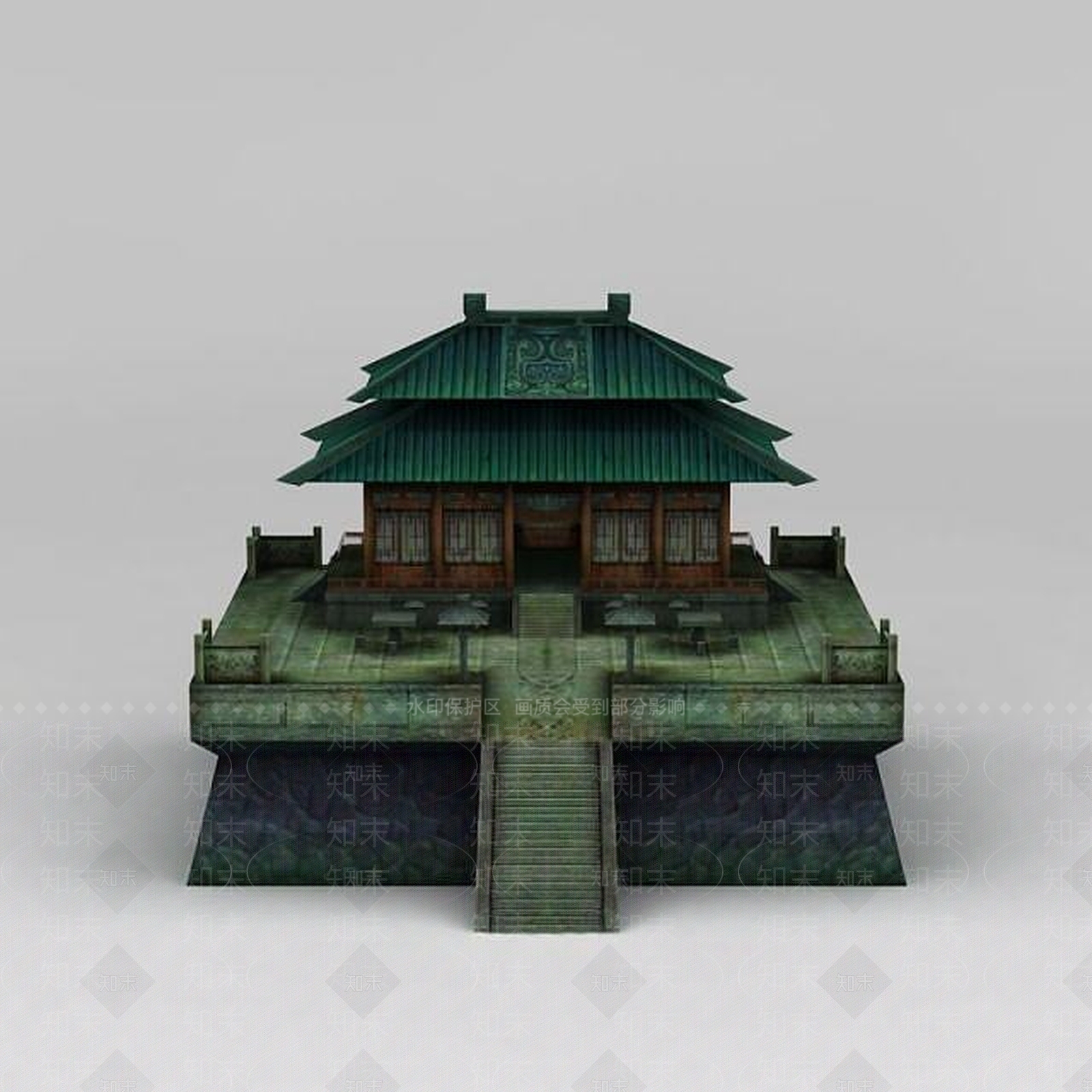 现代办公大厅3D模型下载【ID:1186273391】