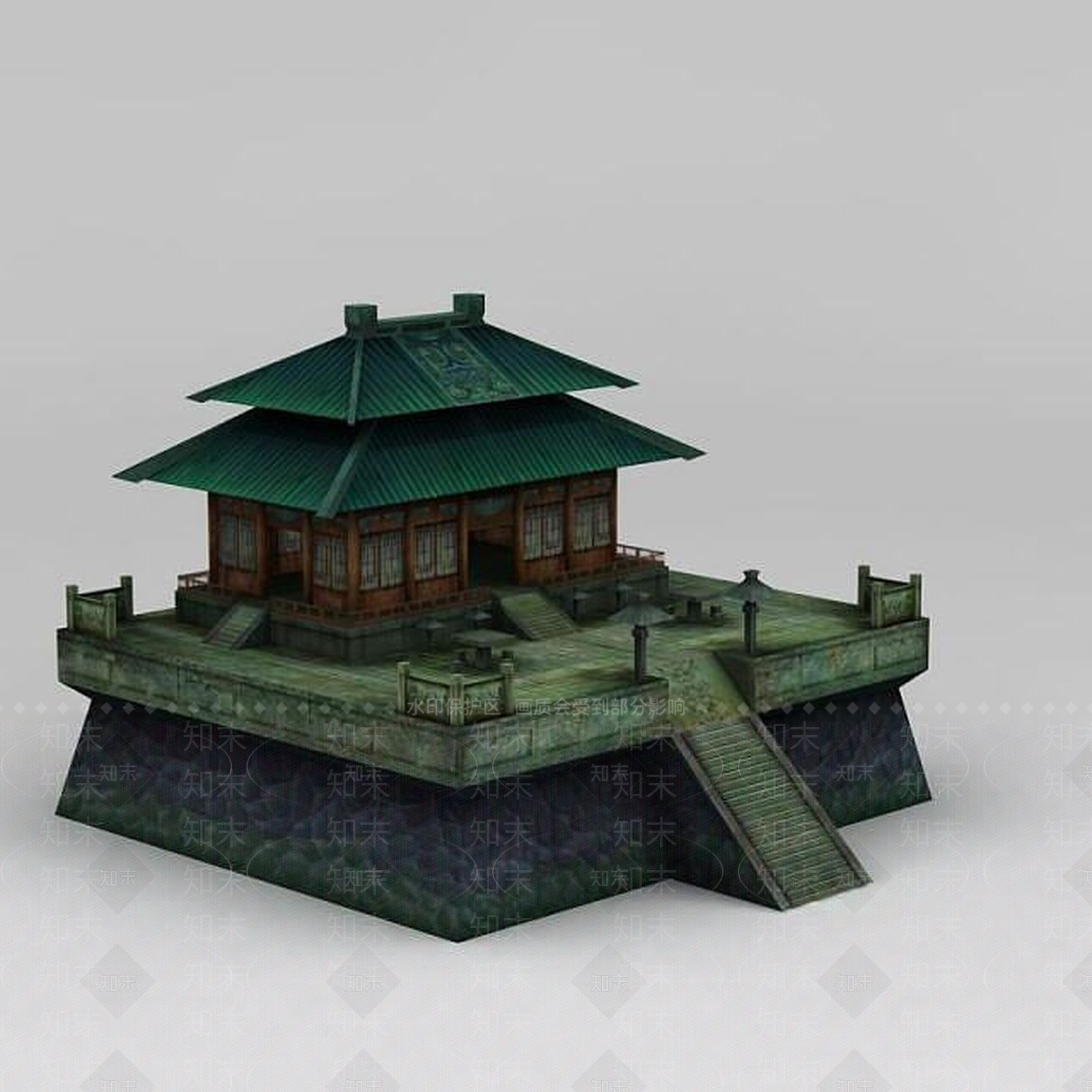 现代办公大厅3D模型下载【ID:1186273391】