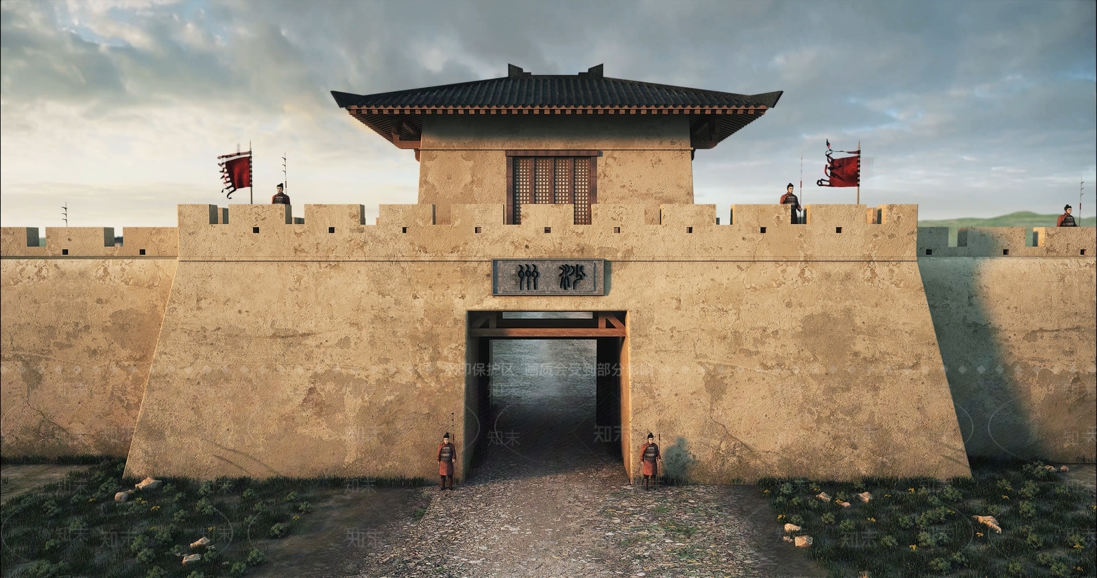 中式古建3D模型下载【ID:1185821645】