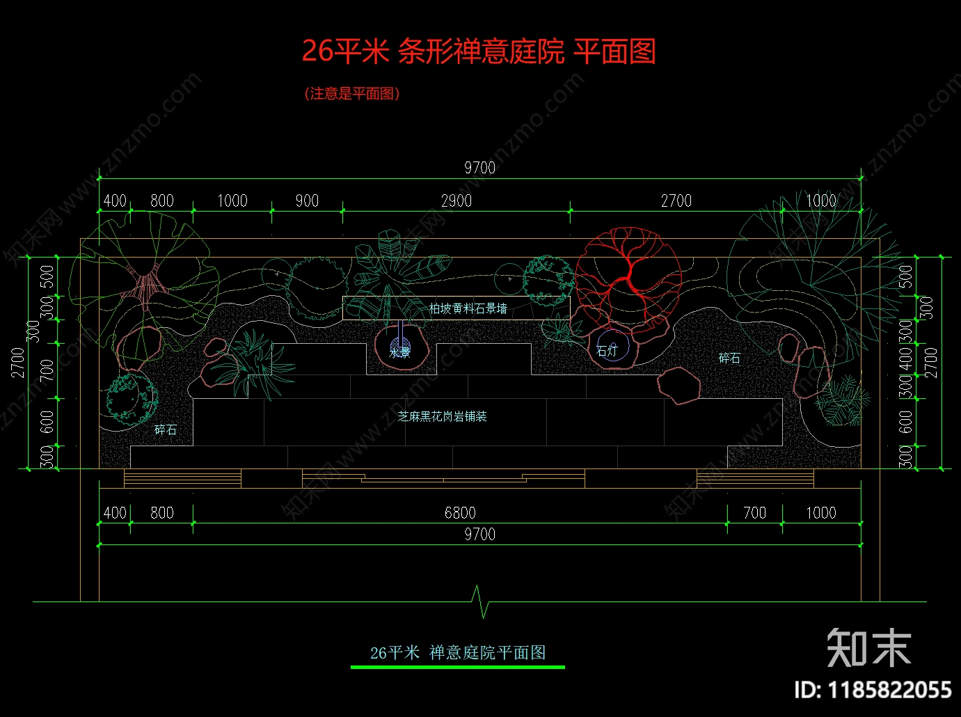景观平面图施工图下载【ID:1185822055】