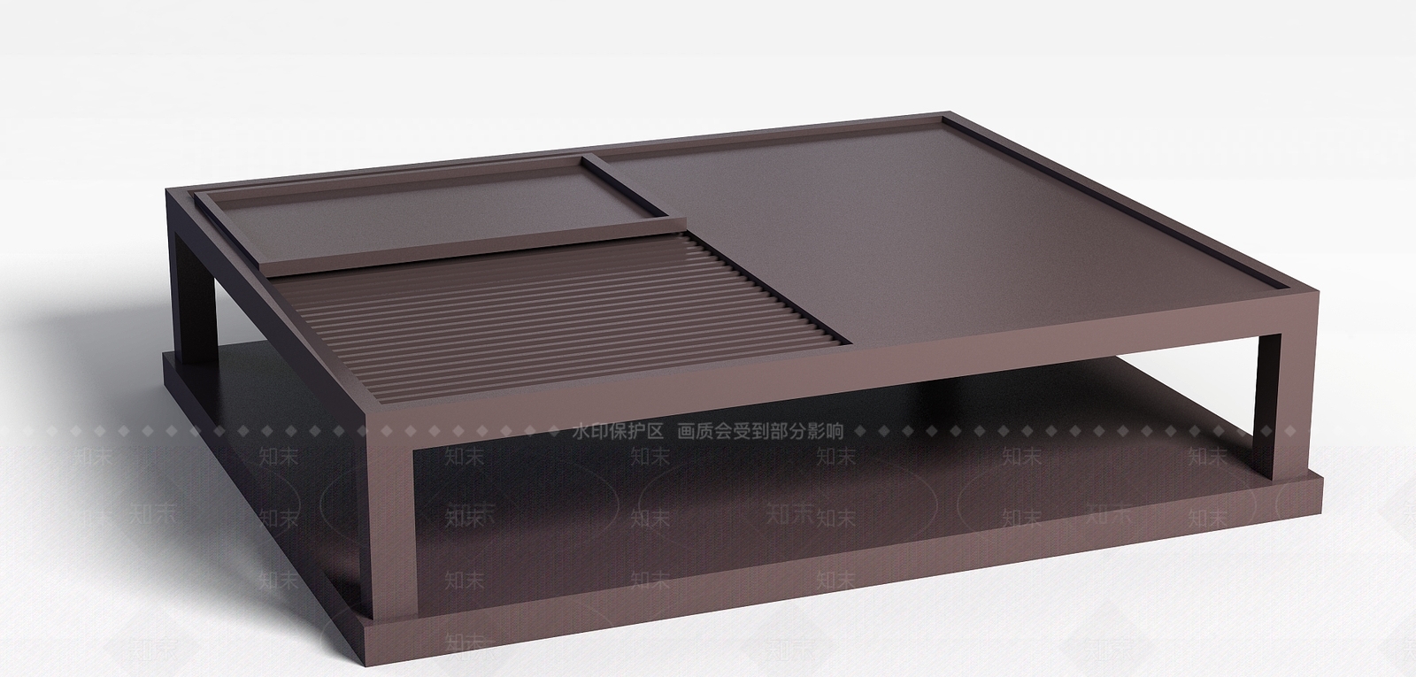 现代书桌3D模型下载【ID:1186369060】