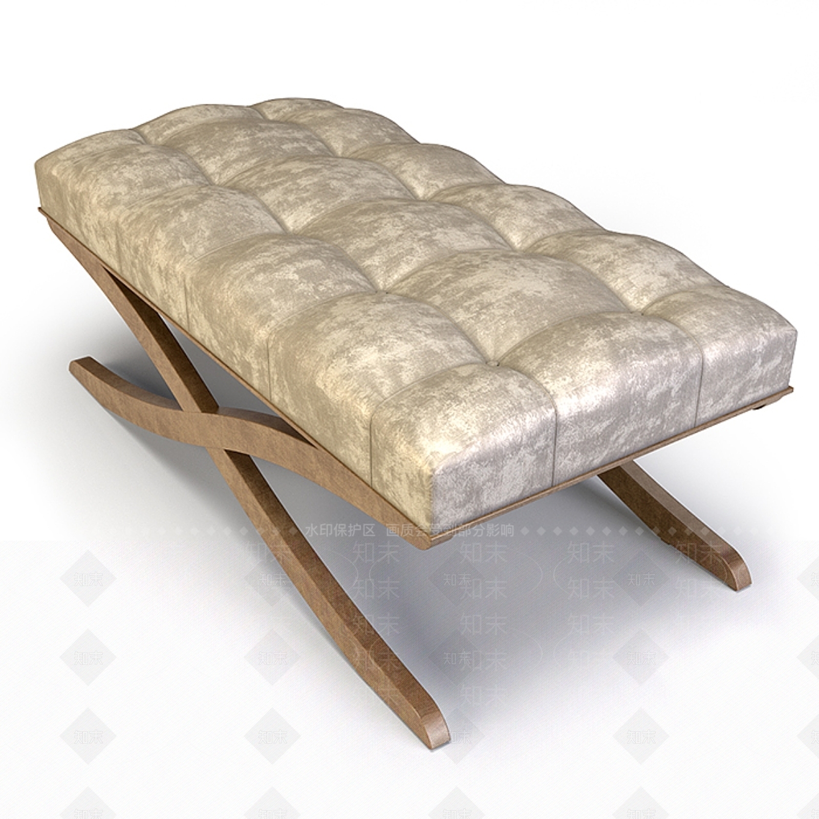 沙发凳3D模型下载【ID:1185836392】
