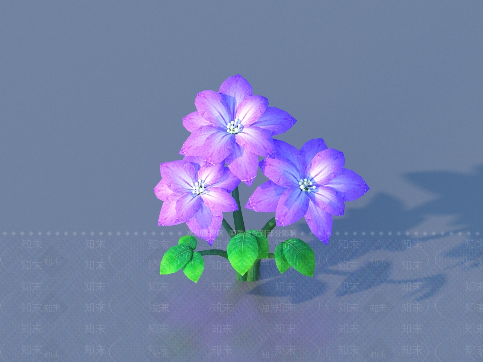 花草组合3D模型下载【ID:1185838710】