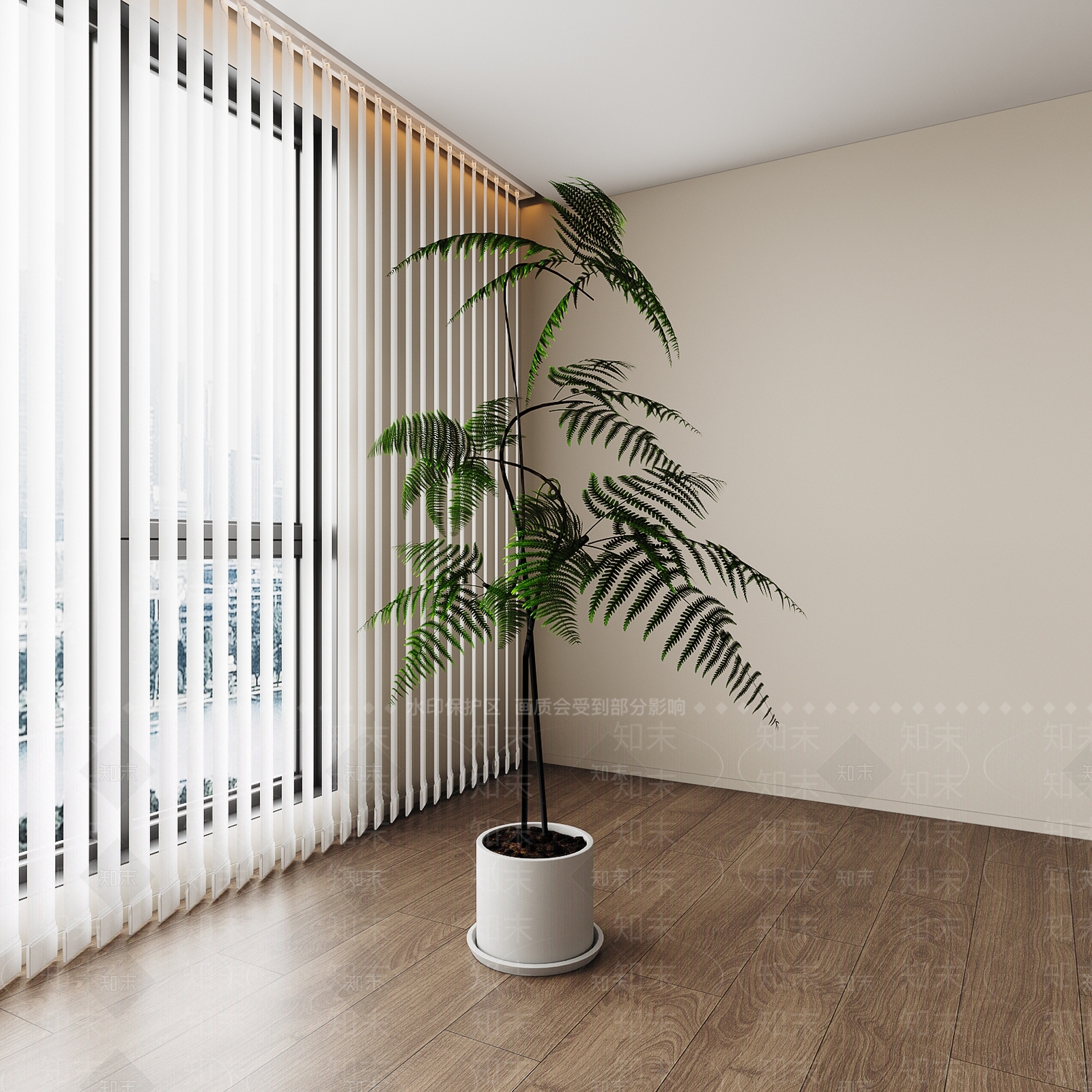 盆栽3D模型下载【ID:1185841253】